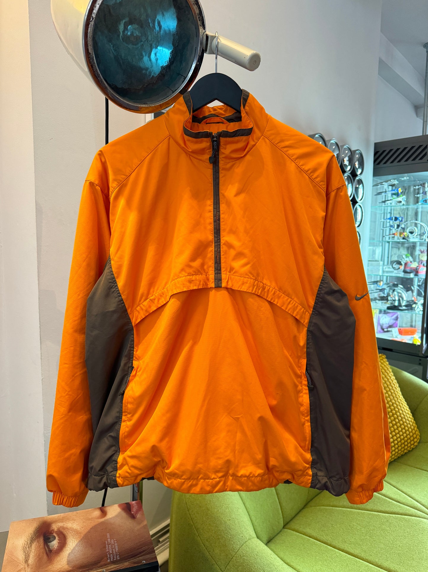 Early 2000’s Nike Bright Orange Half Zip Pullover