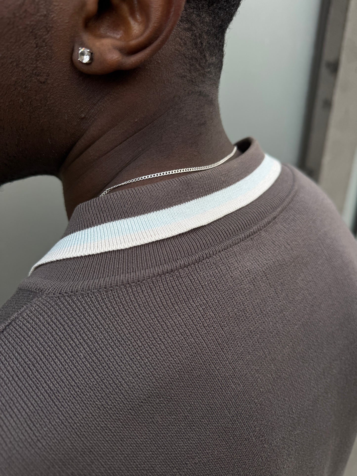 Prada Main Line 1/4 Zip Collared Knit