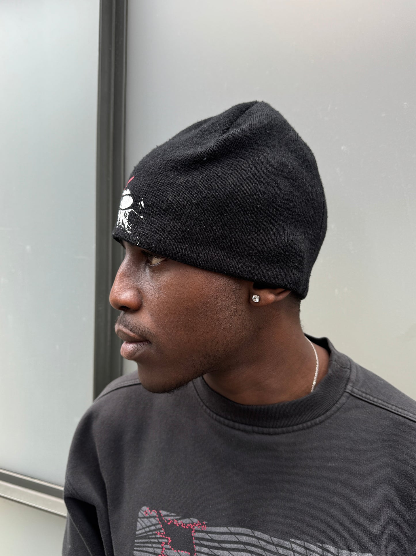 Early 2000’s Oakley Spellout Splatter Beanie