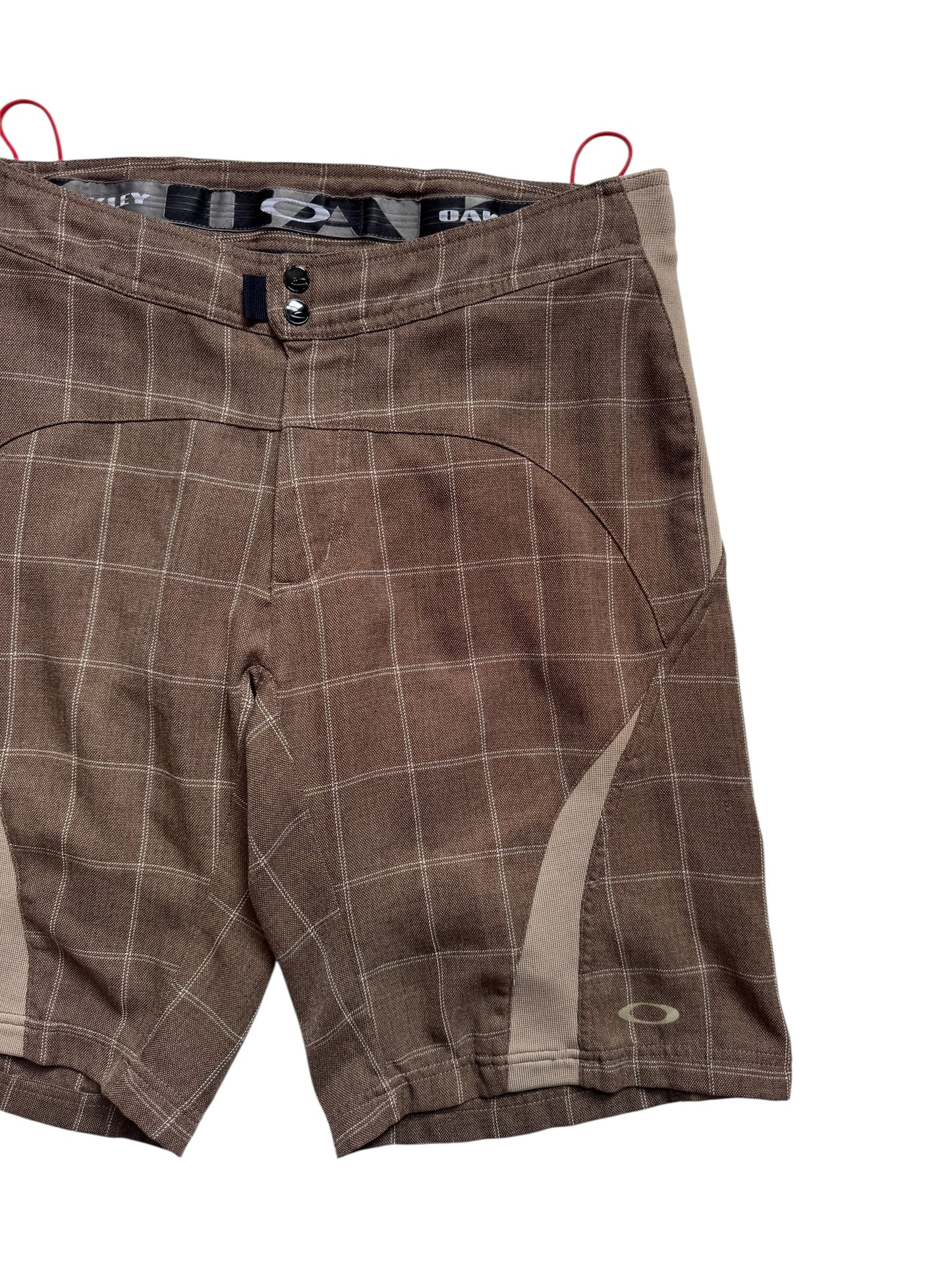 Early 2000’s Oakley Plaid Technical Shorts
