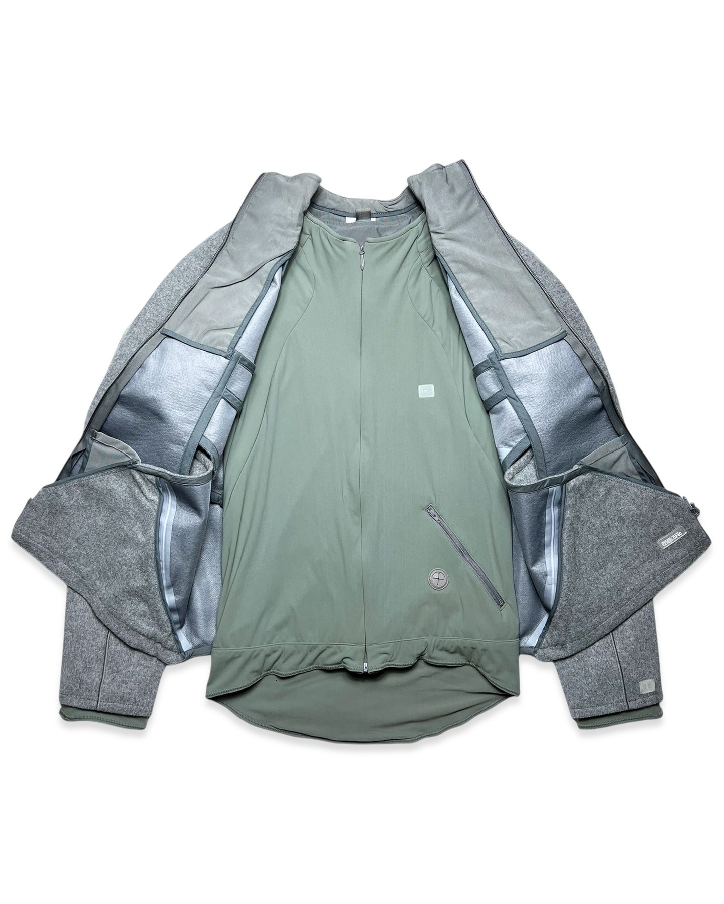 2003-04 Nike 01 Code Grey Loro Piana Wool Mastercraft Jacket