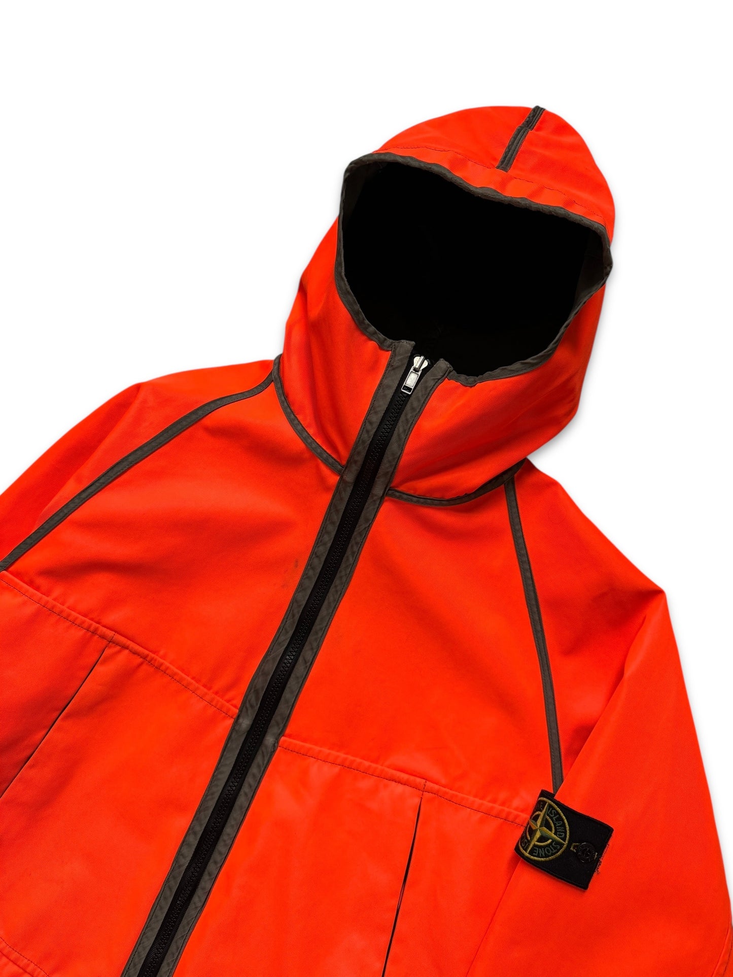 AW05' Stone Island Fluorescent Orange Reversible Jacket