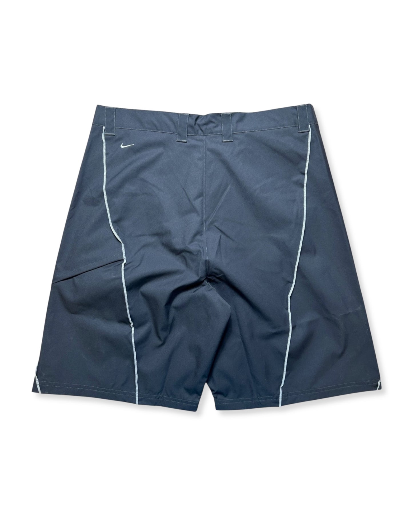 2003 Nike Mobius 'MB1' Overlocked Heavy Nylon Cargo Shorts