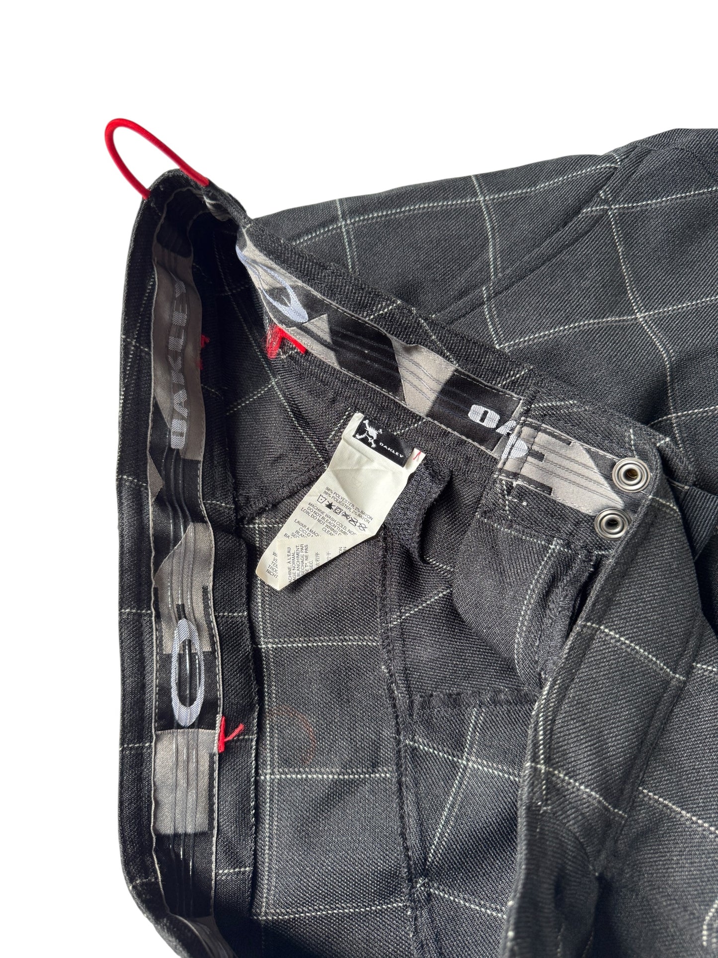 Early 2000’s Oakley Plaid Technical Shorts