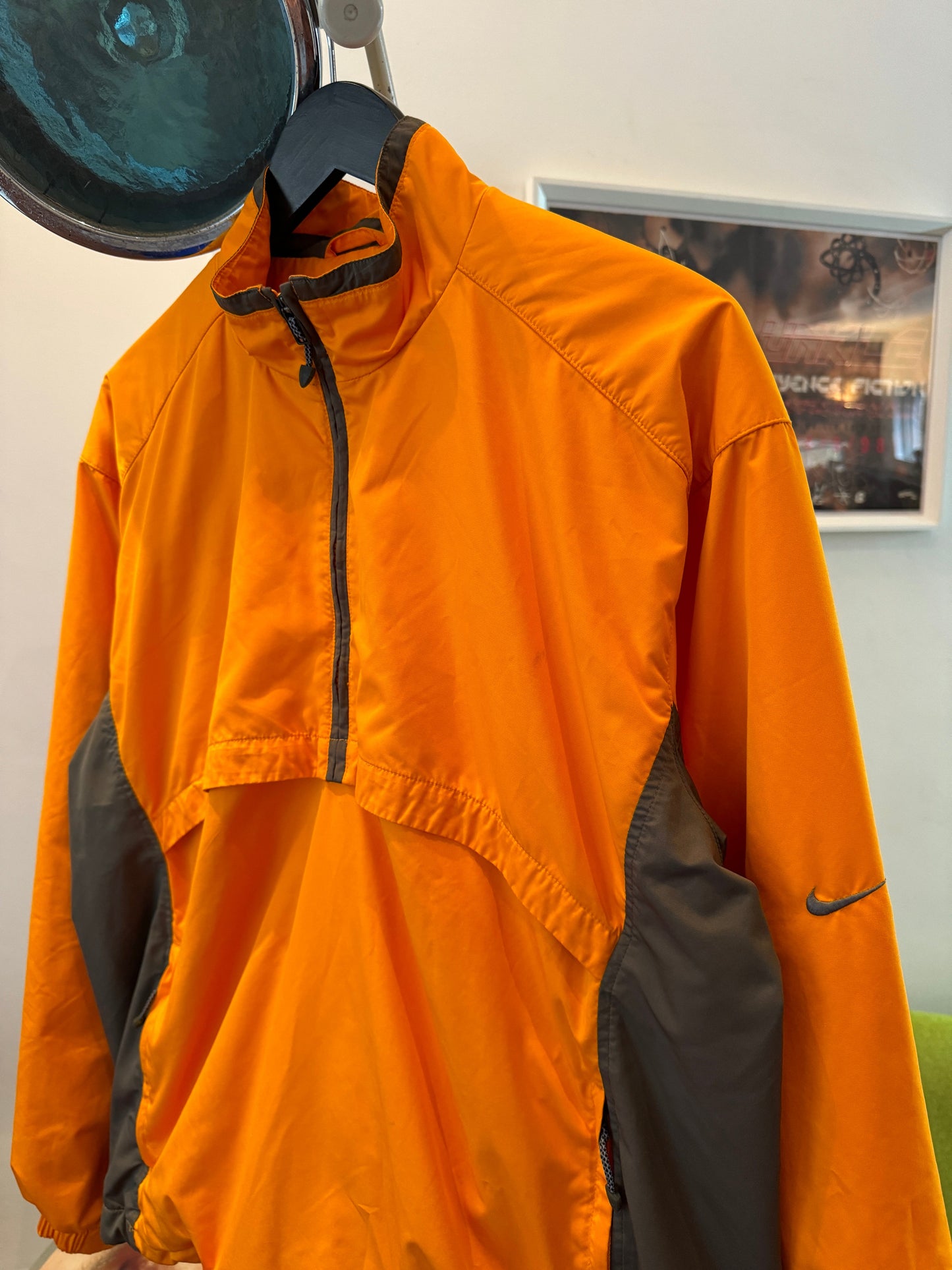 Early 2000’s Nike Bright Orange Half Zip Pullover