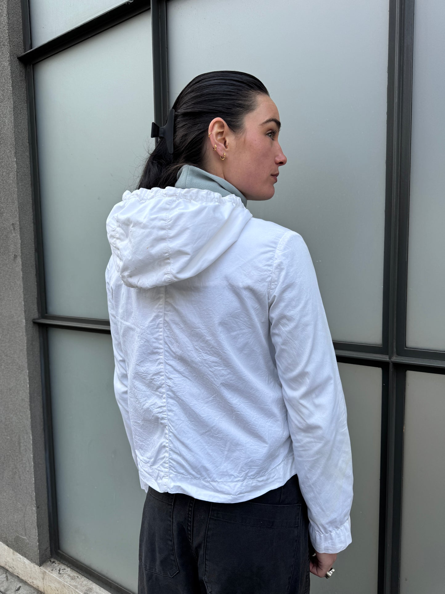 SS01’ Prada Pure White Multi Pocket Cropped Jacket