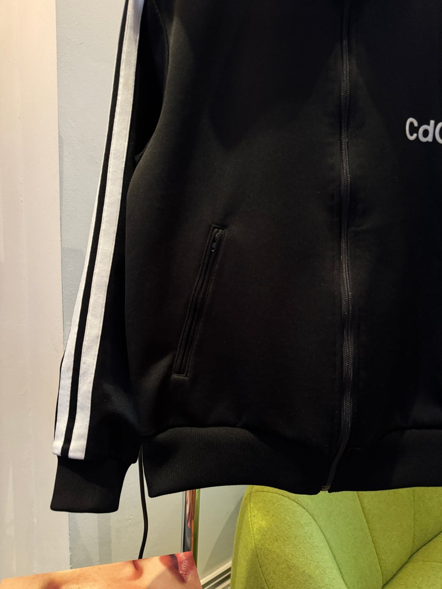 Early 2000’s Comme Des Garcons Homme Black Track Jacket