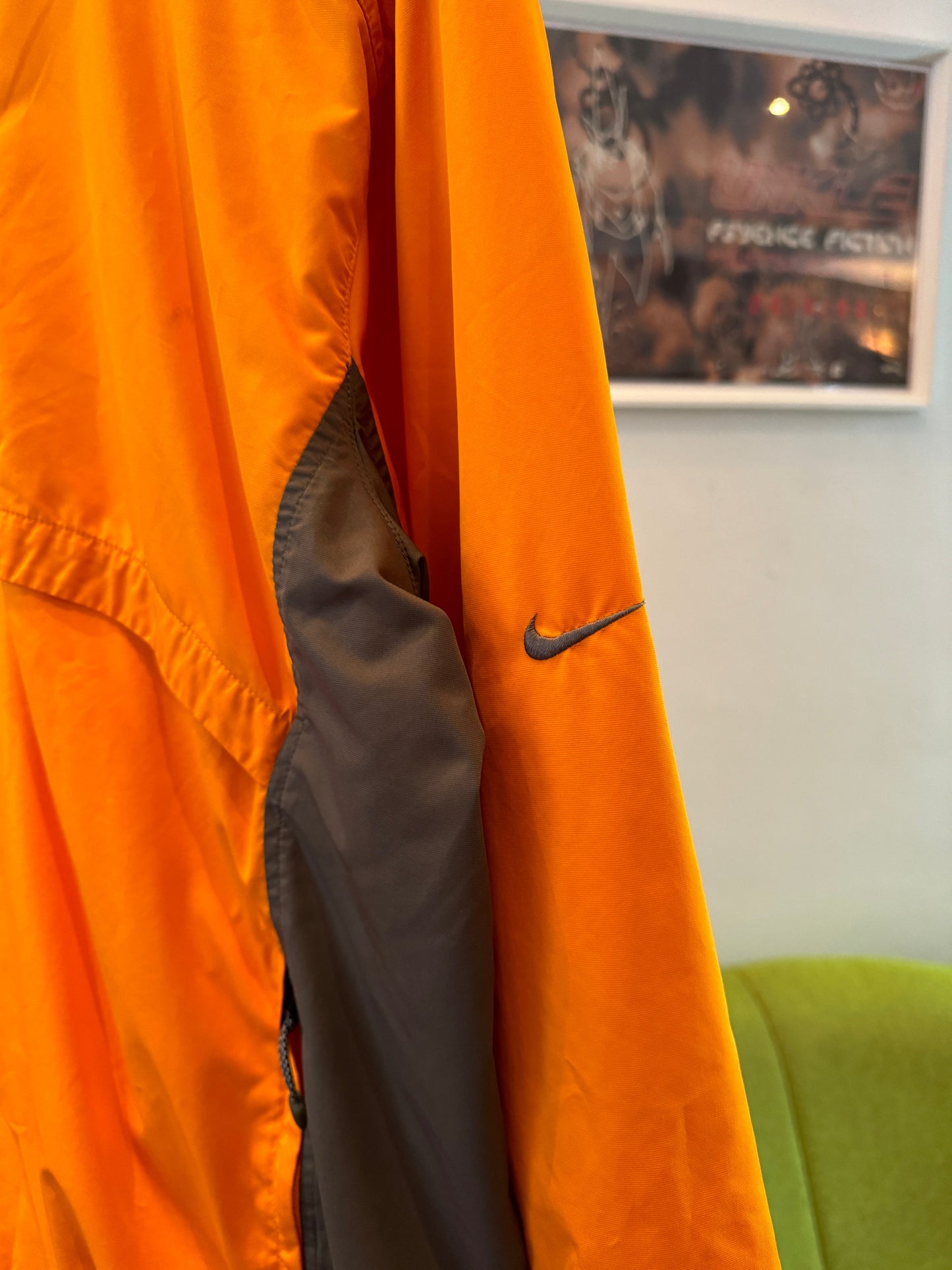 Early 2000’s Nike Bright Orange Half Zip Pullover