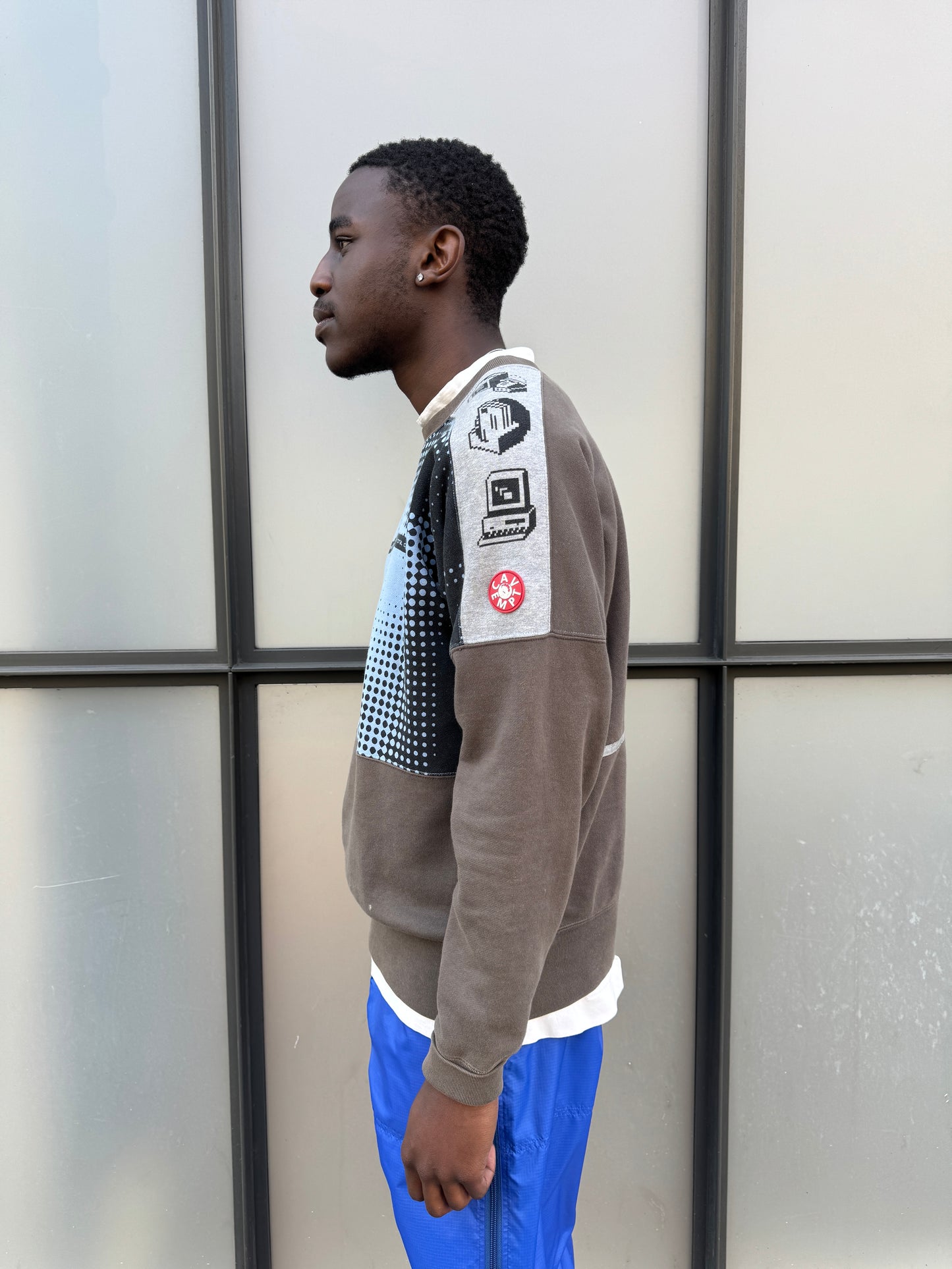 Cav Empt Split Panel Crewneck