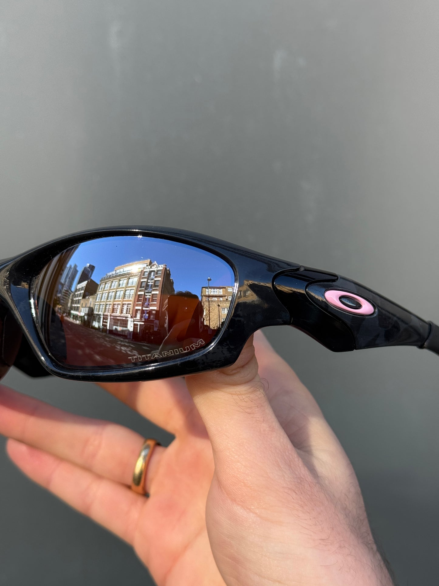 Oakley Straight Jacket 2.0 Black/Pink Sunglasses