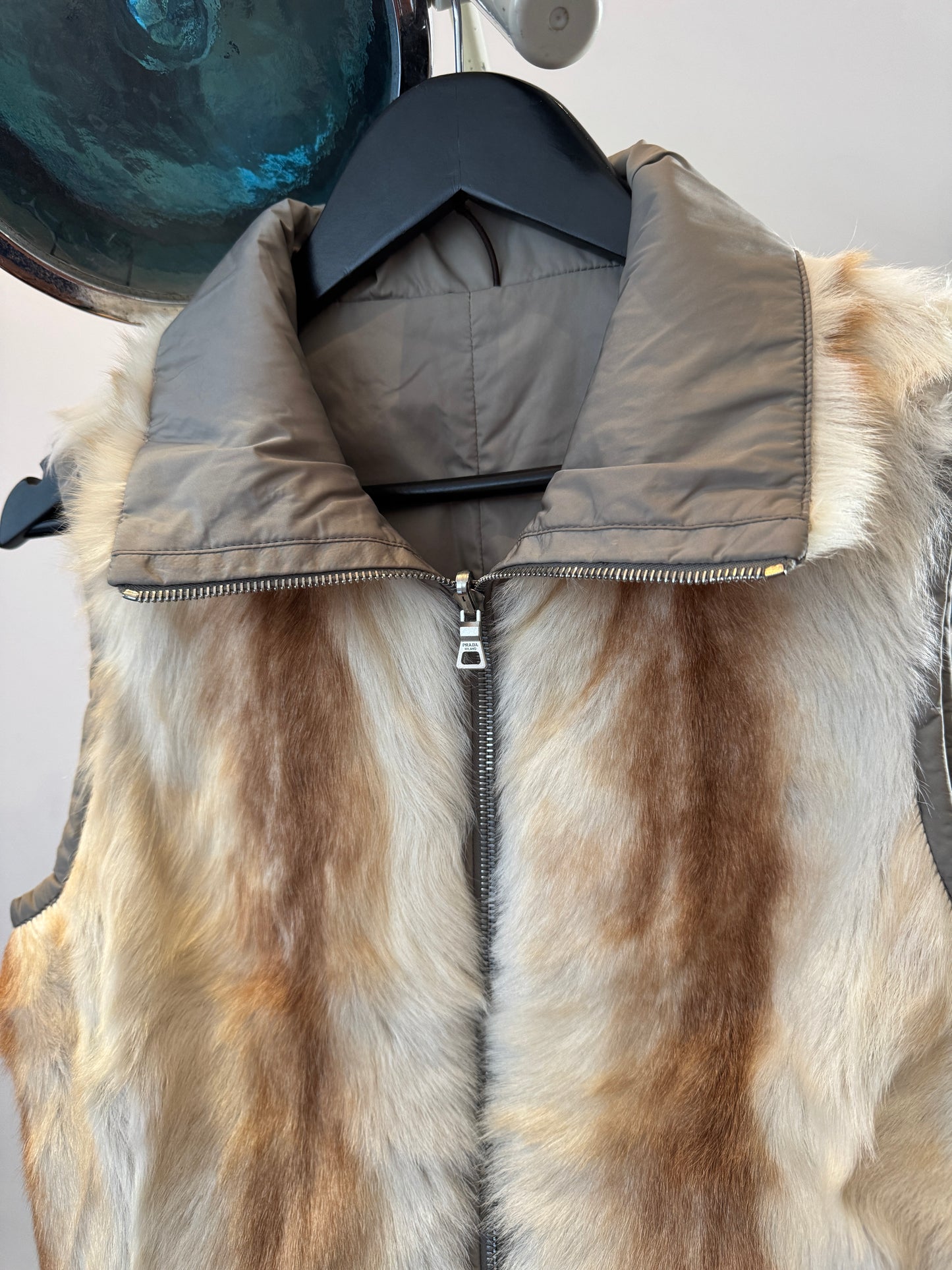Early 2000’s Prada Sport Reversible Fur Vest