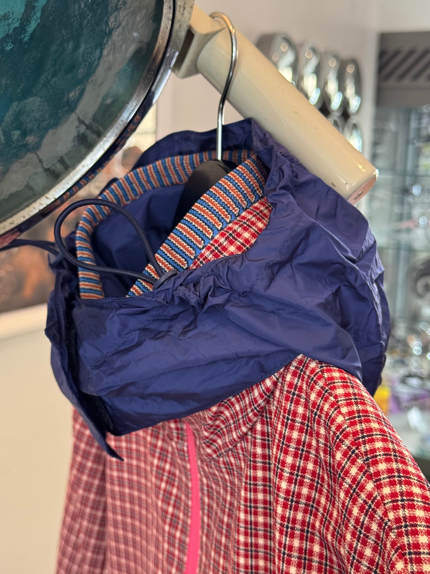 SS17’ Prada Main Line Knitted Plaid Jacket