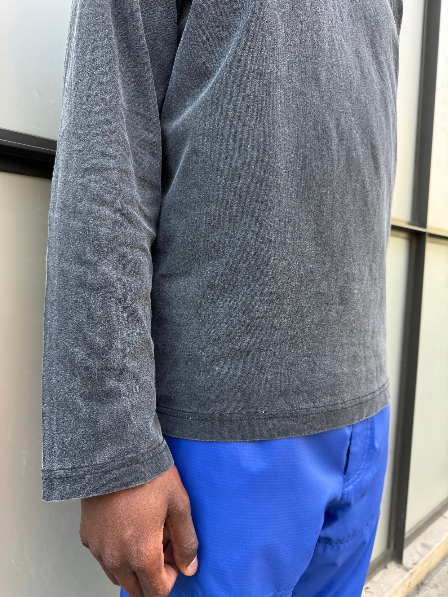 Early 2000’s Stone Island Gun Metal Grey Longsleeve