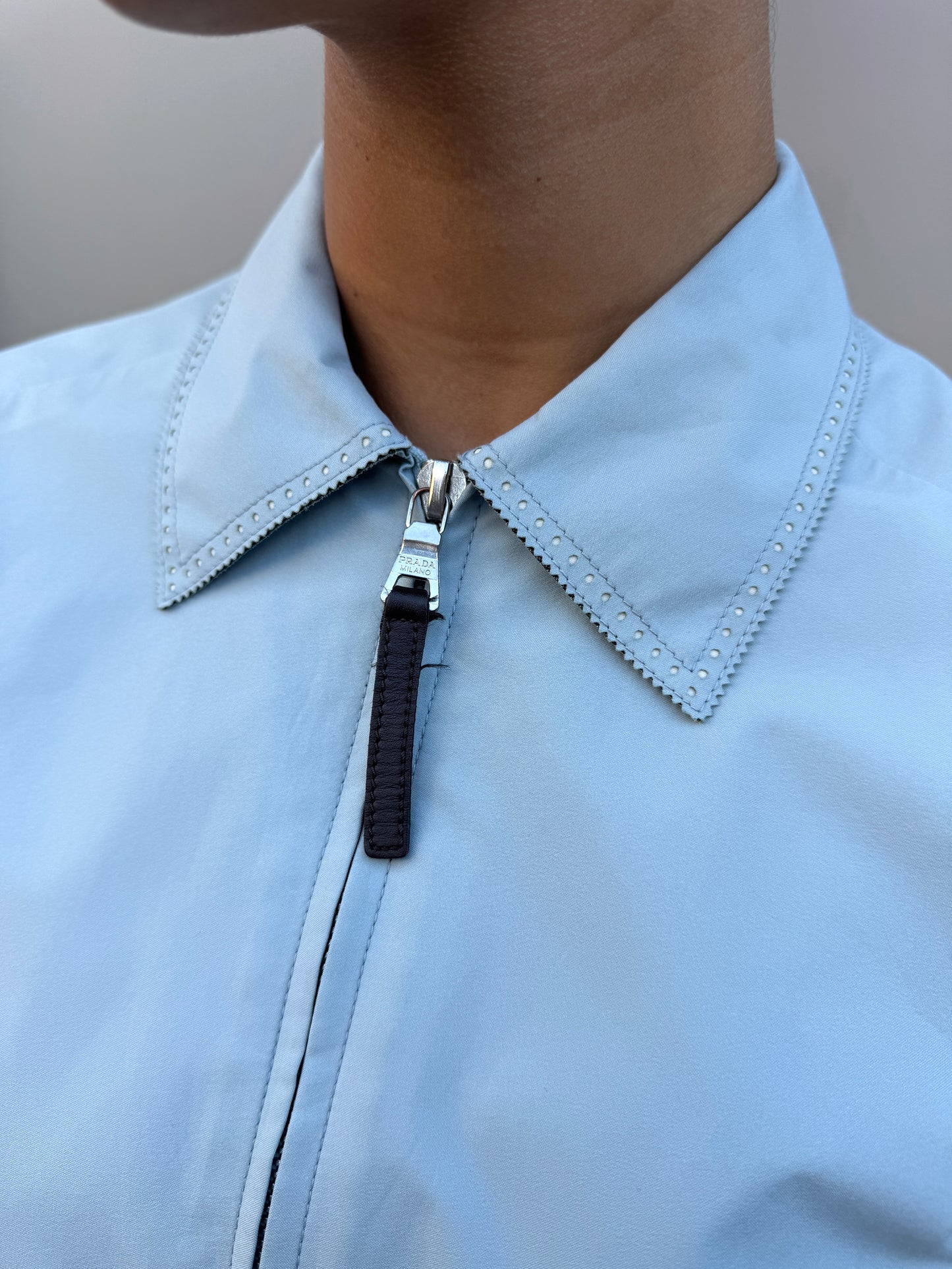 SS99’ Prada Sport Western Trim Perforated Gore-Tex Cropped Jacket