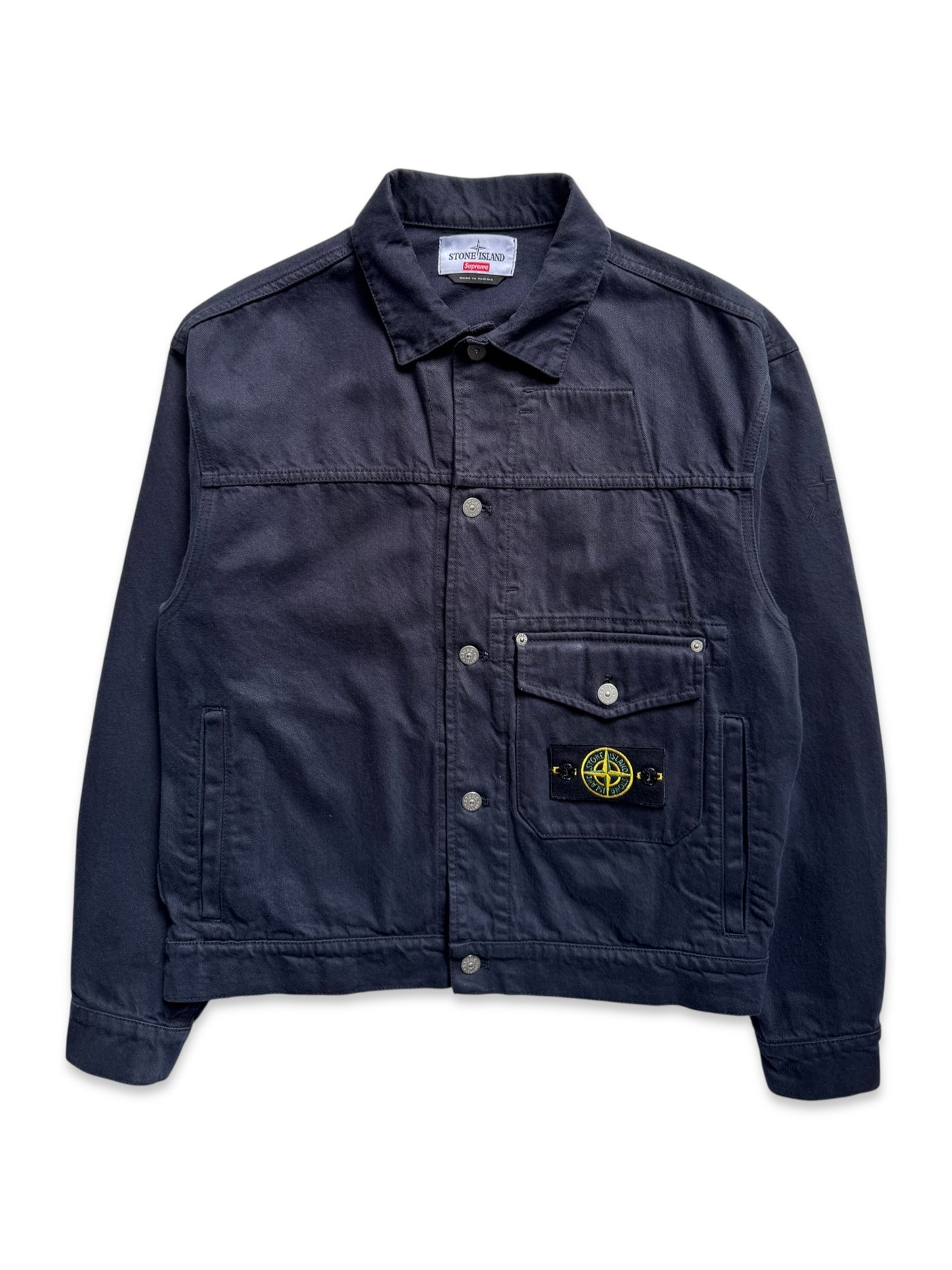 Stone Island x Supreme Bull Denim TC Jacket