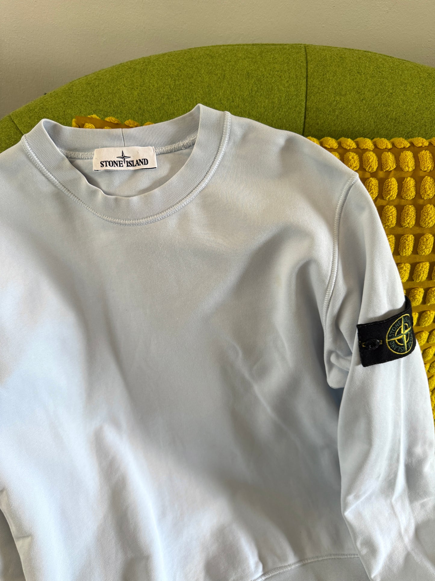 Stone Island Baby Blue Crewneck