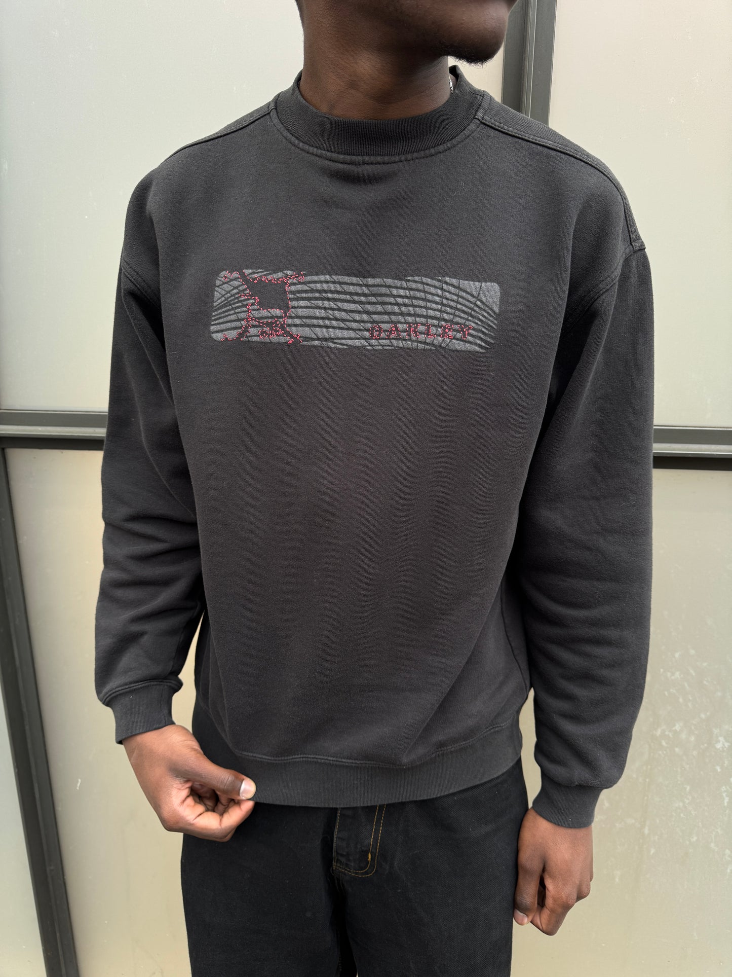 Early 2000’s Oakley Spellout Crewneck