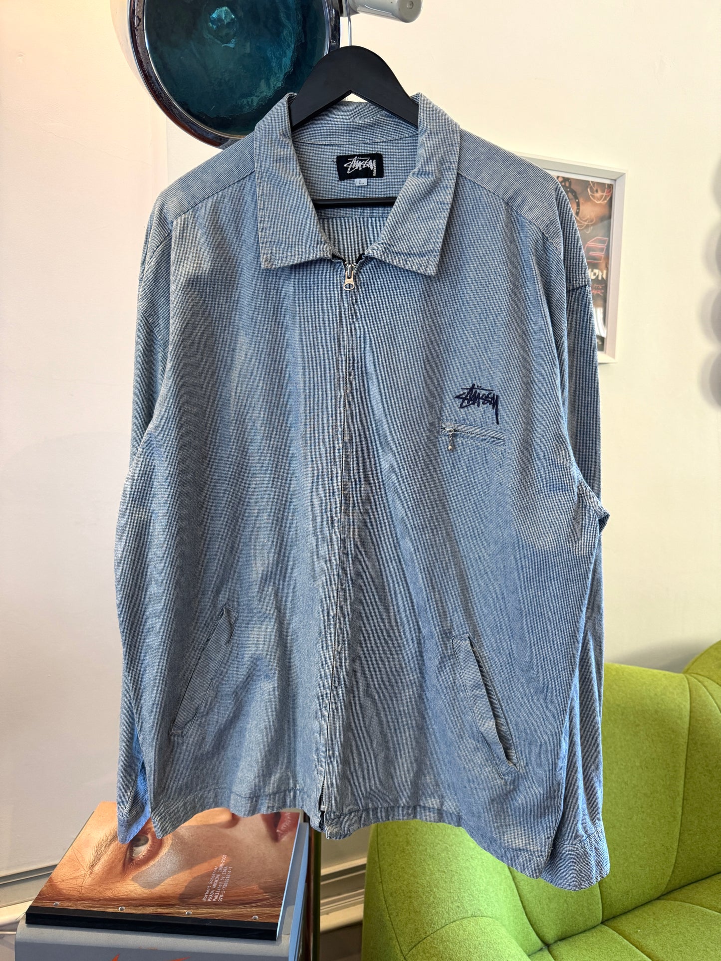 1980's Stüssy Cropped Harrington Jacket