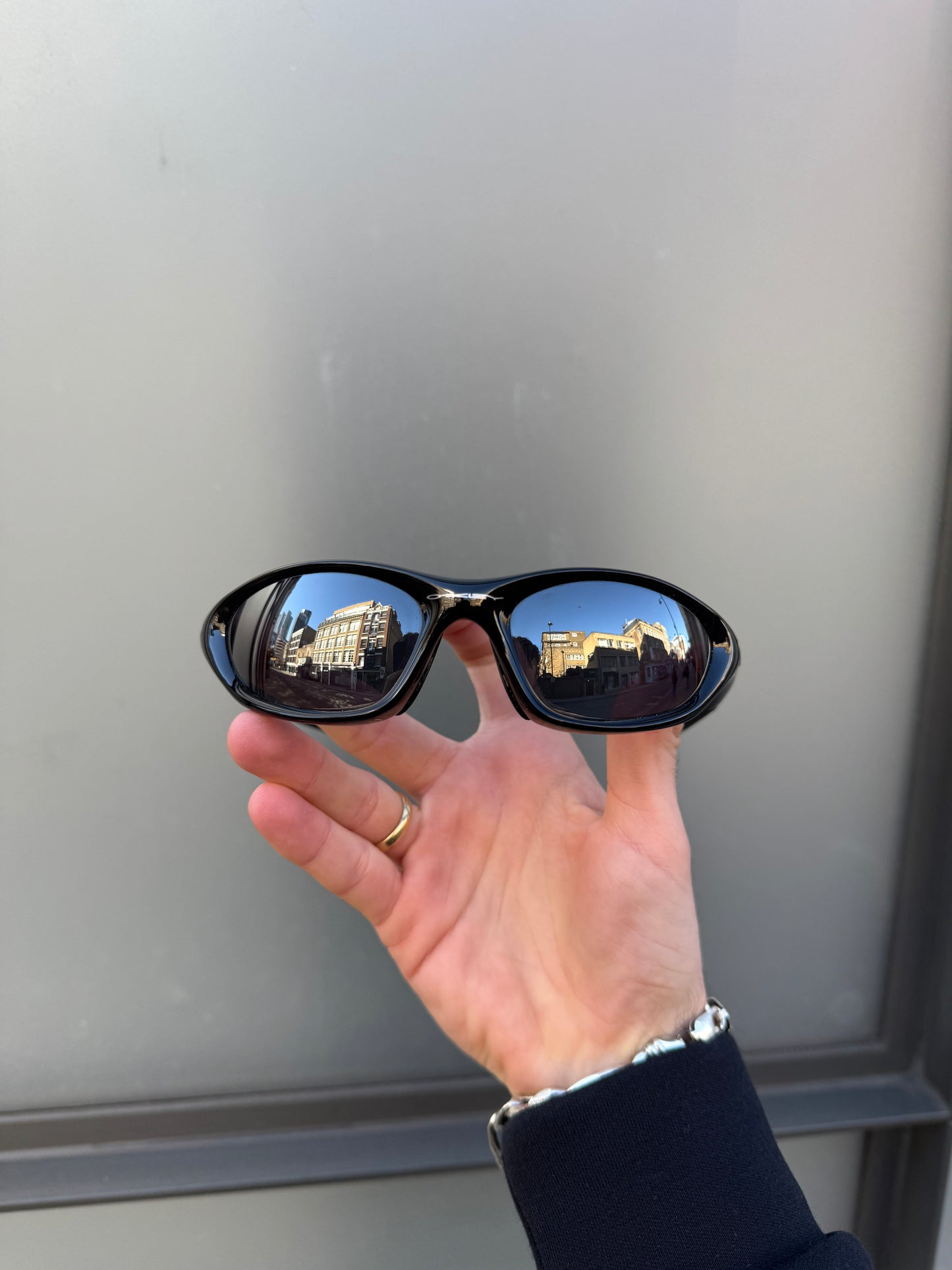 1990’s Oakley Minute Jet Black Sunglasses