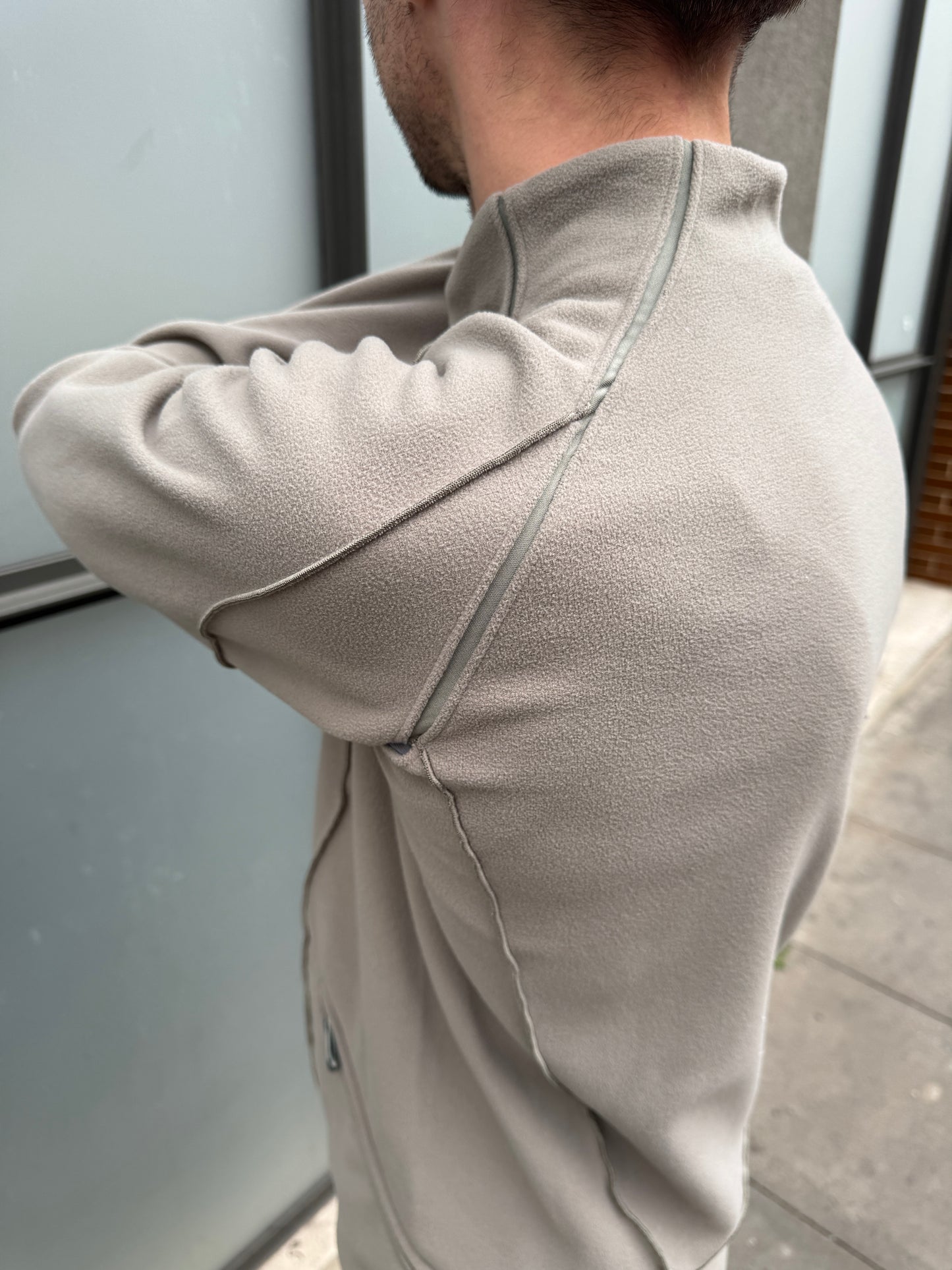 2003 Nike ‘MB1’ Mobius Mini Swoosh Technical Half Zip Fleece