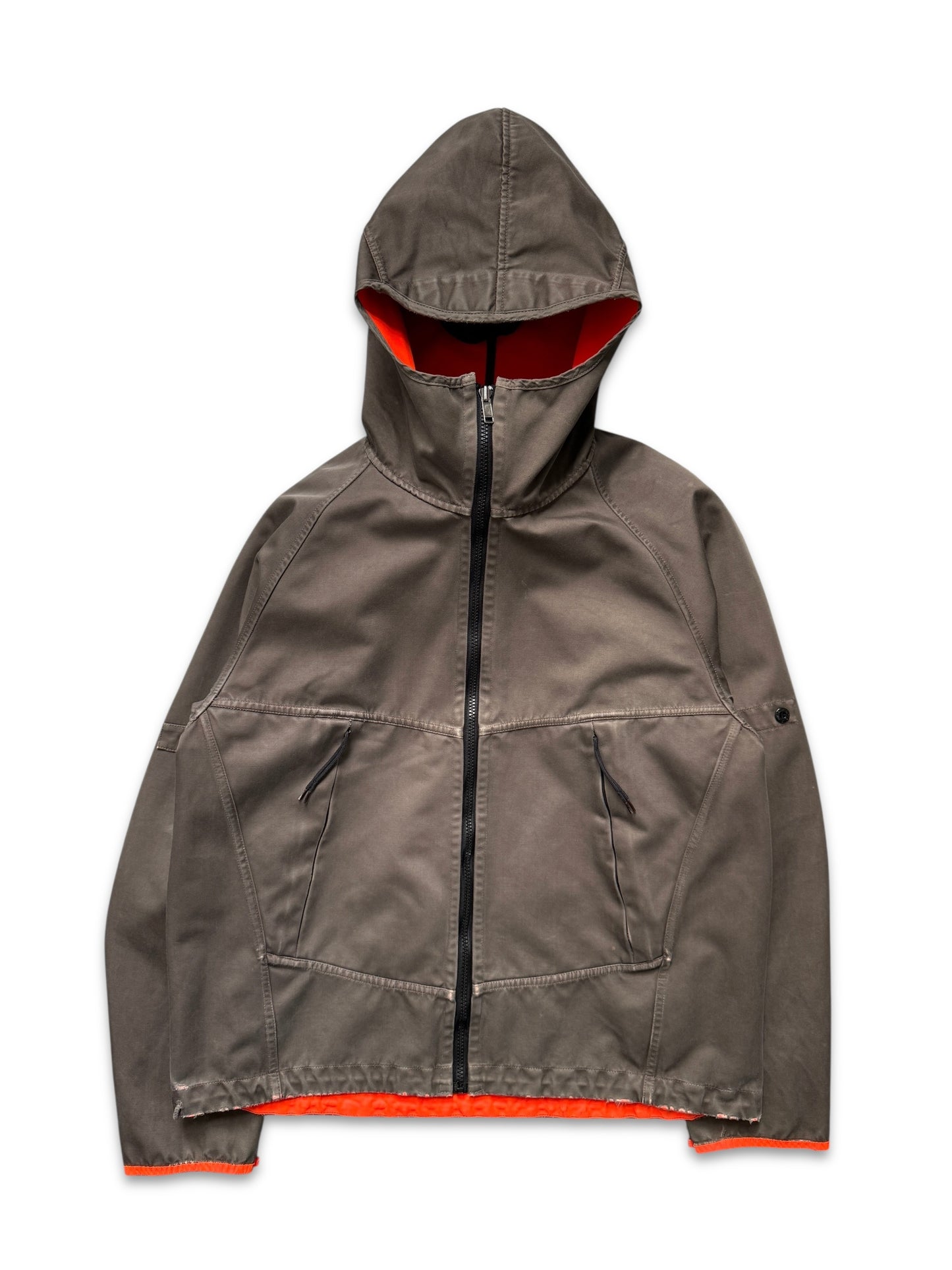 AW05' Stone Island Fluorescent Orange Reversible Jacket