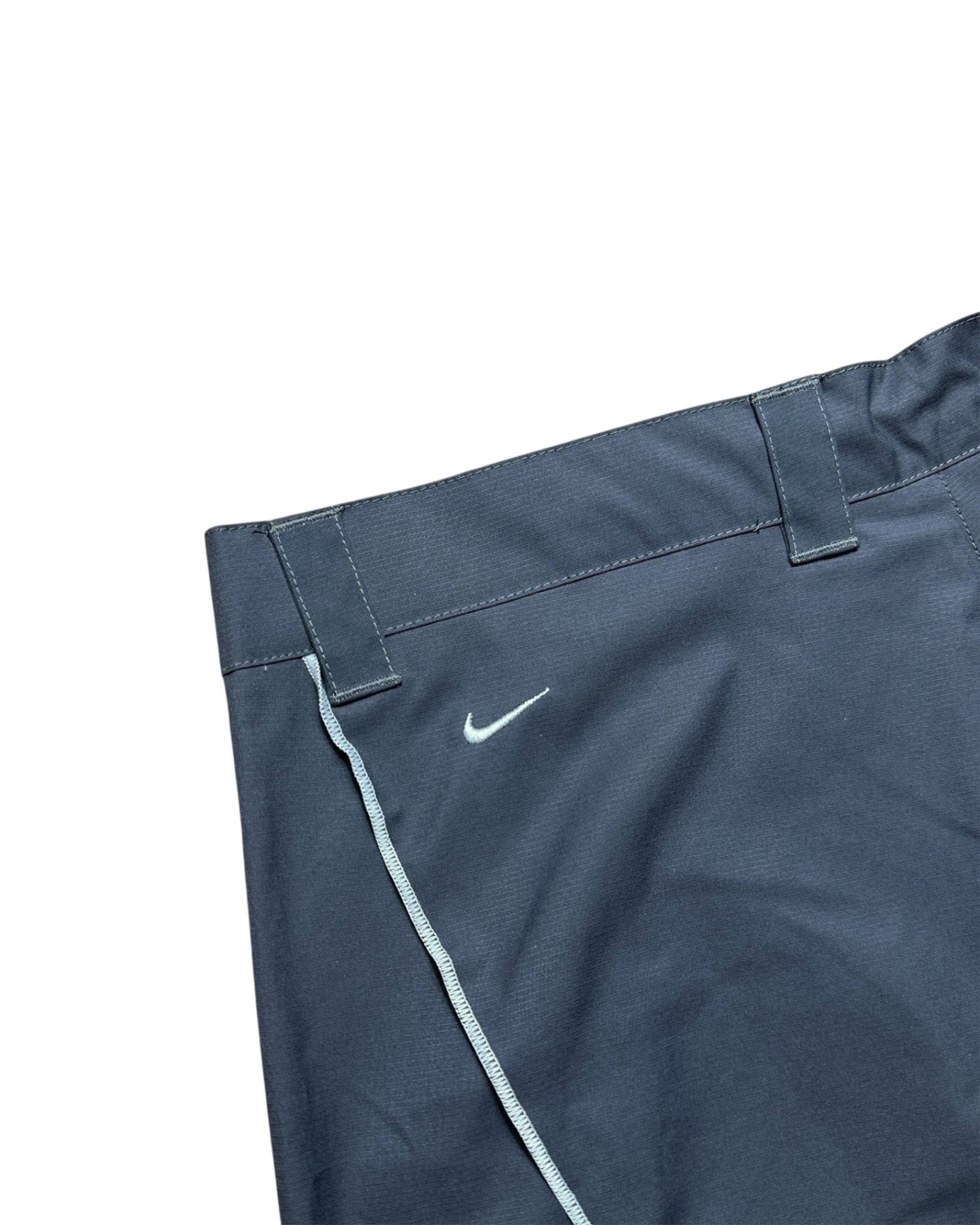 2003 Nike Mobius 'MB1' Overlocked Heavy Nylon Cargo Shorts