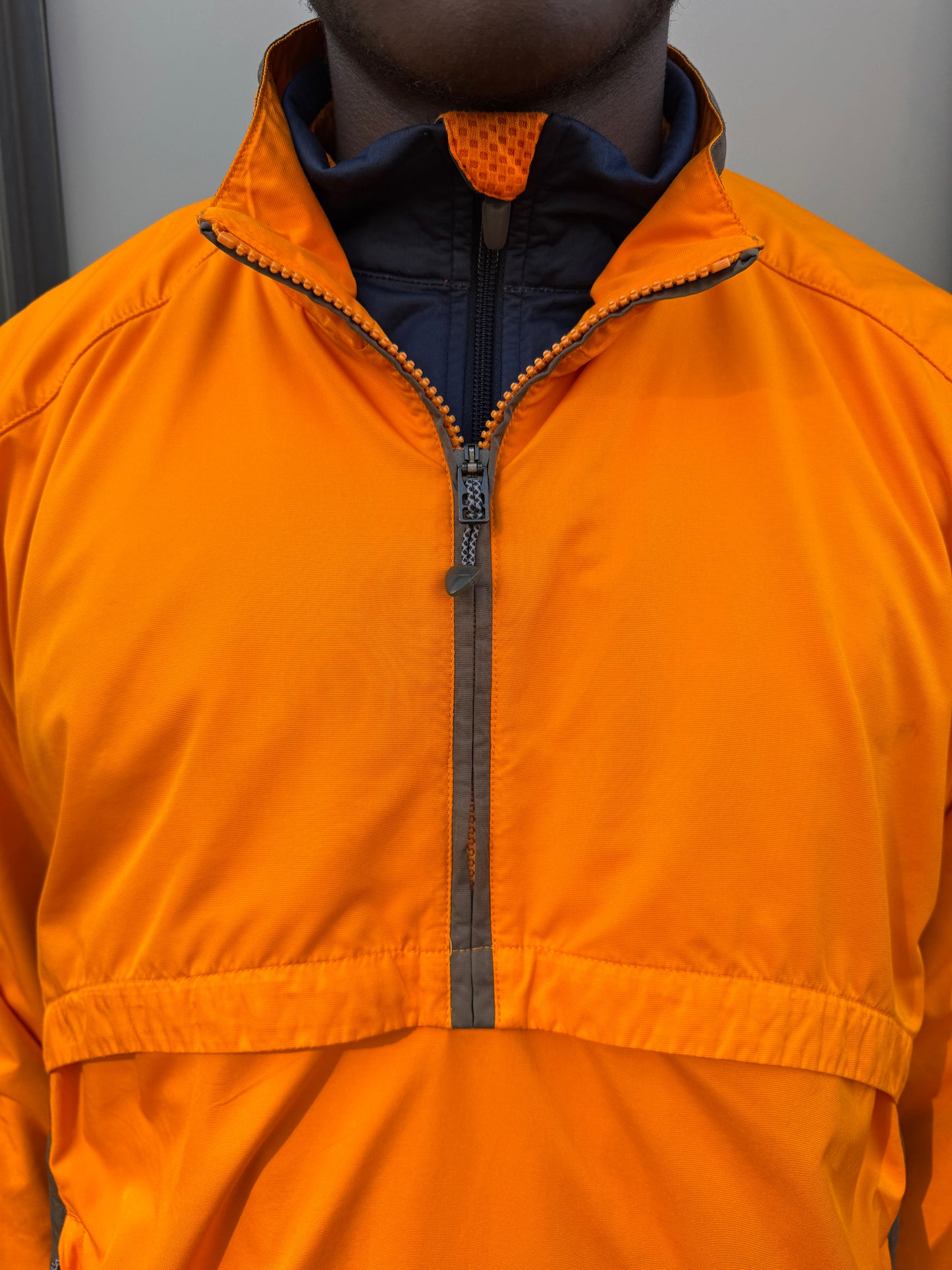 Early 2000’s Nike Bright Orange Half Zip Pullover