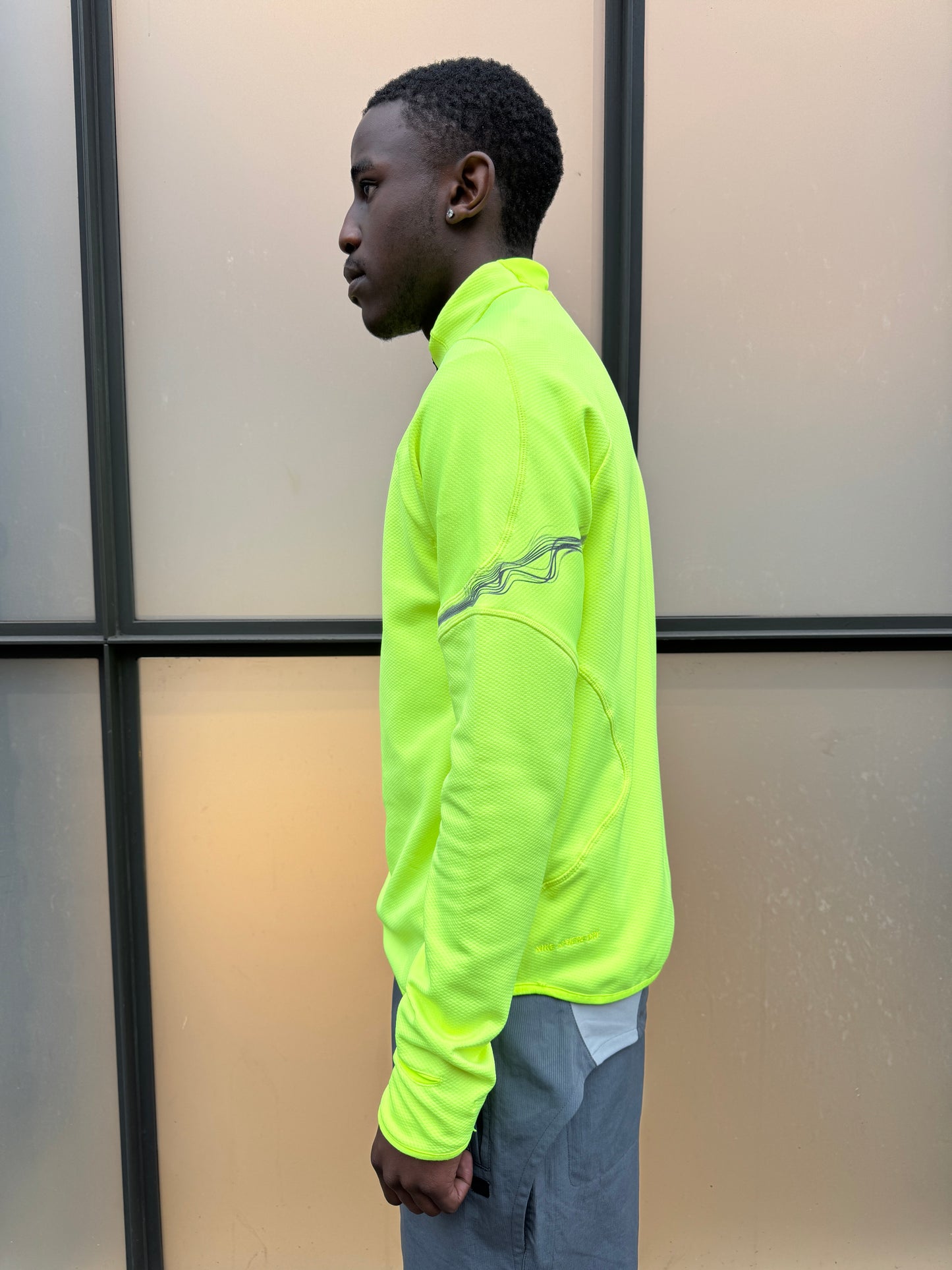 Early 2000’s Nike Sphere Technical Volt Green Sportwear Longsleeve