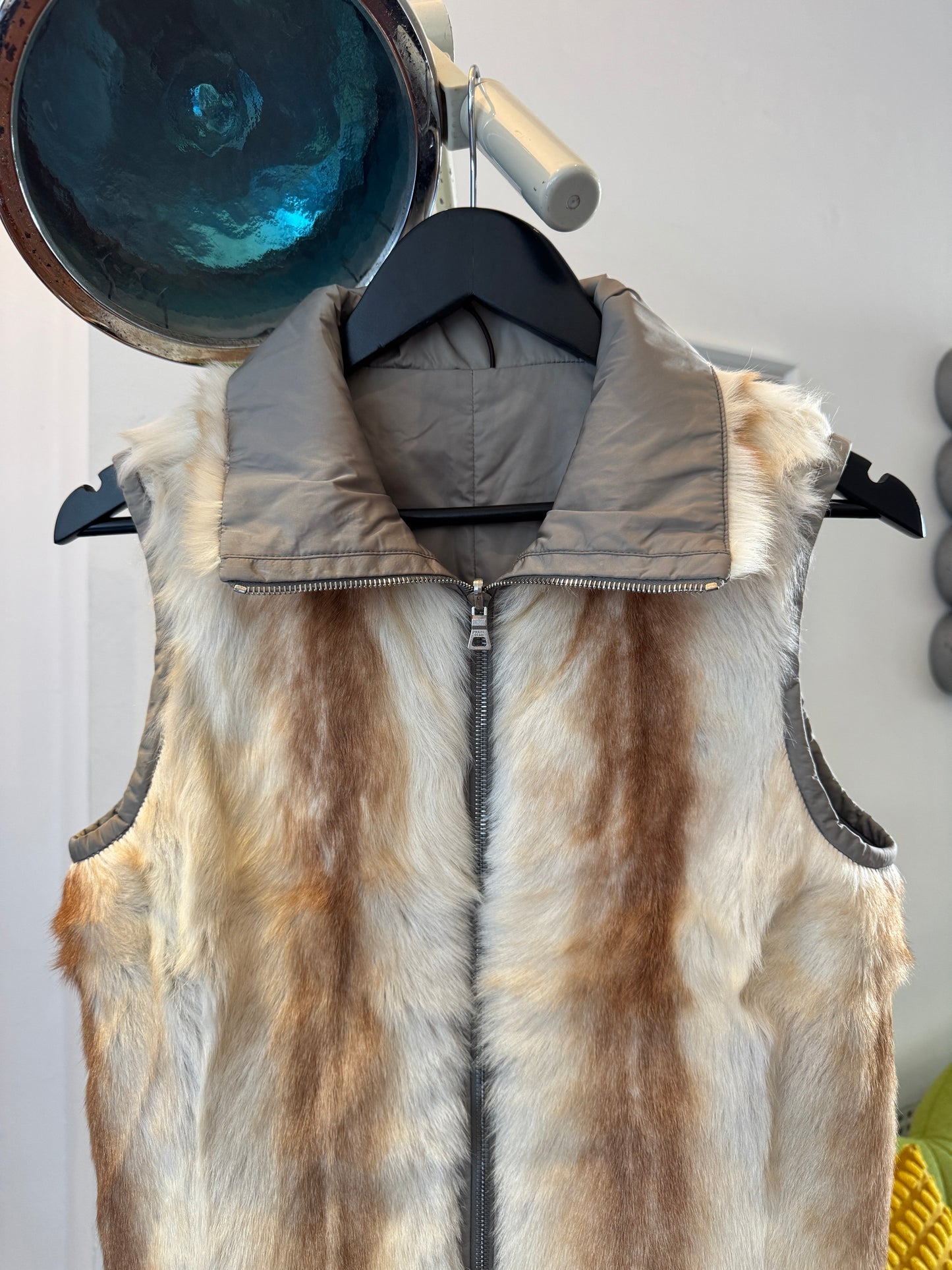 Early 2000’s Prada Sport Reversible Fur Vest