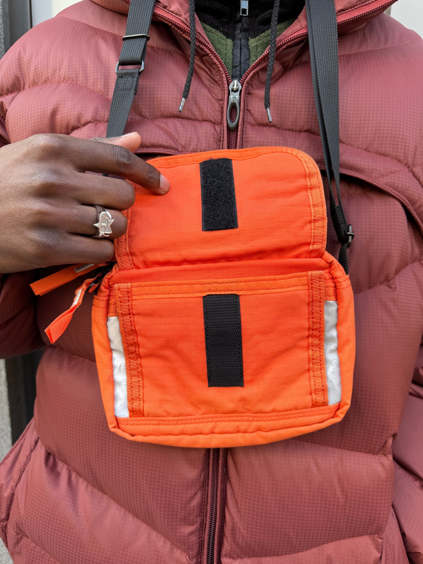 Porter Bright Orange 3M Mini Side Bag