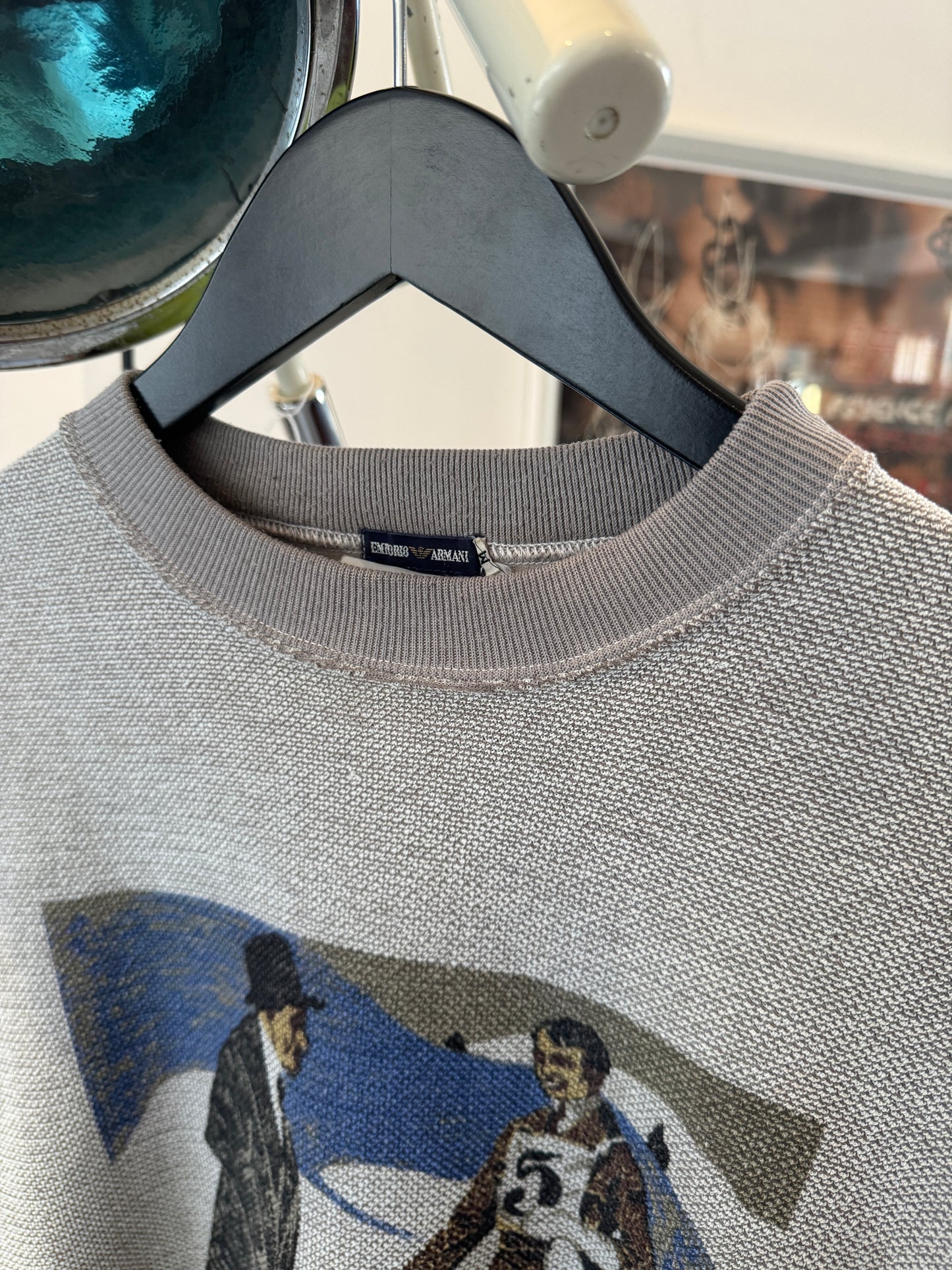 1980’s Emporio Armani Cut and Sewn Printed Crewneck