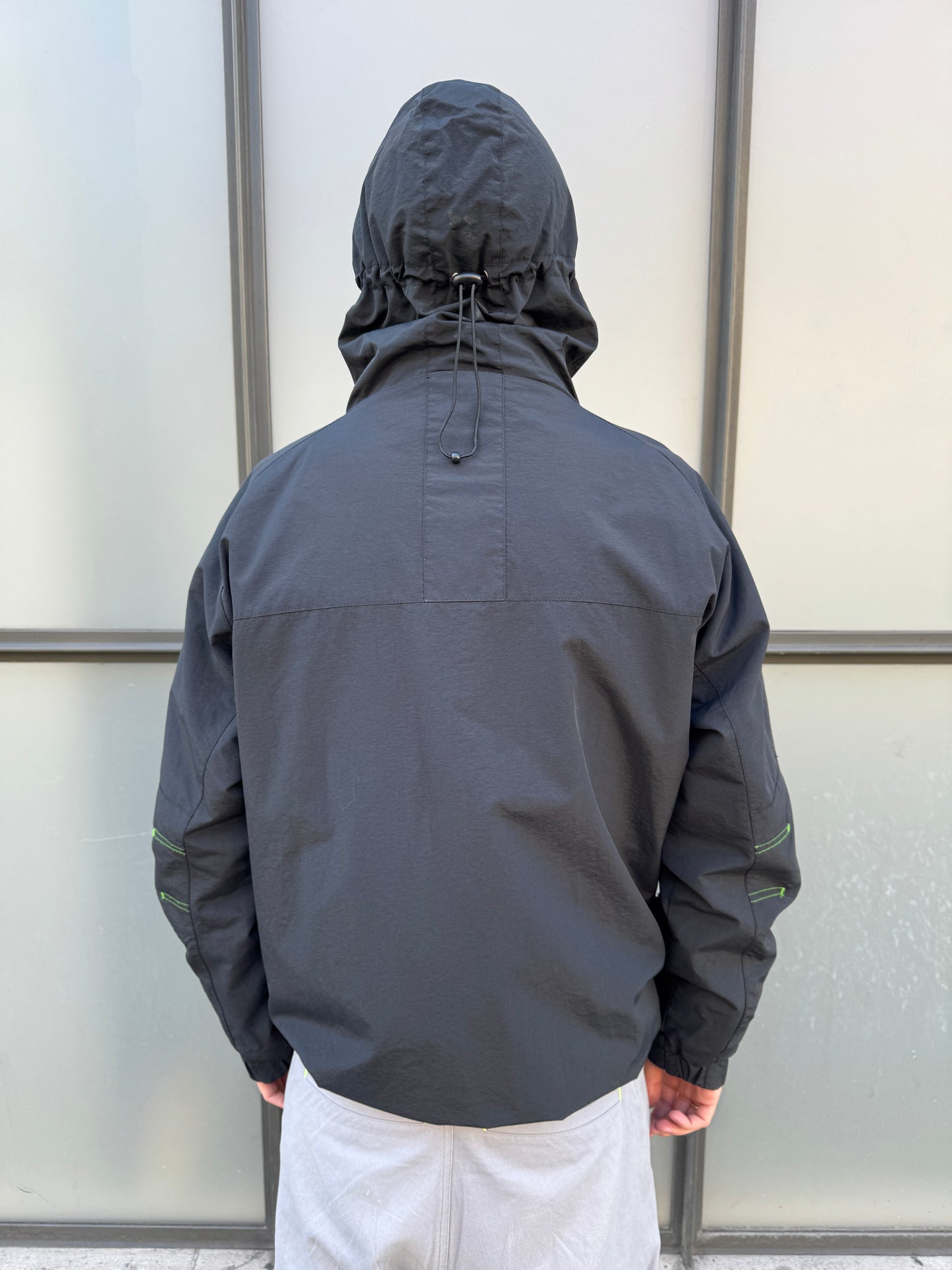 Early 2000’s Airwalk Jet Black Goggle Jacket