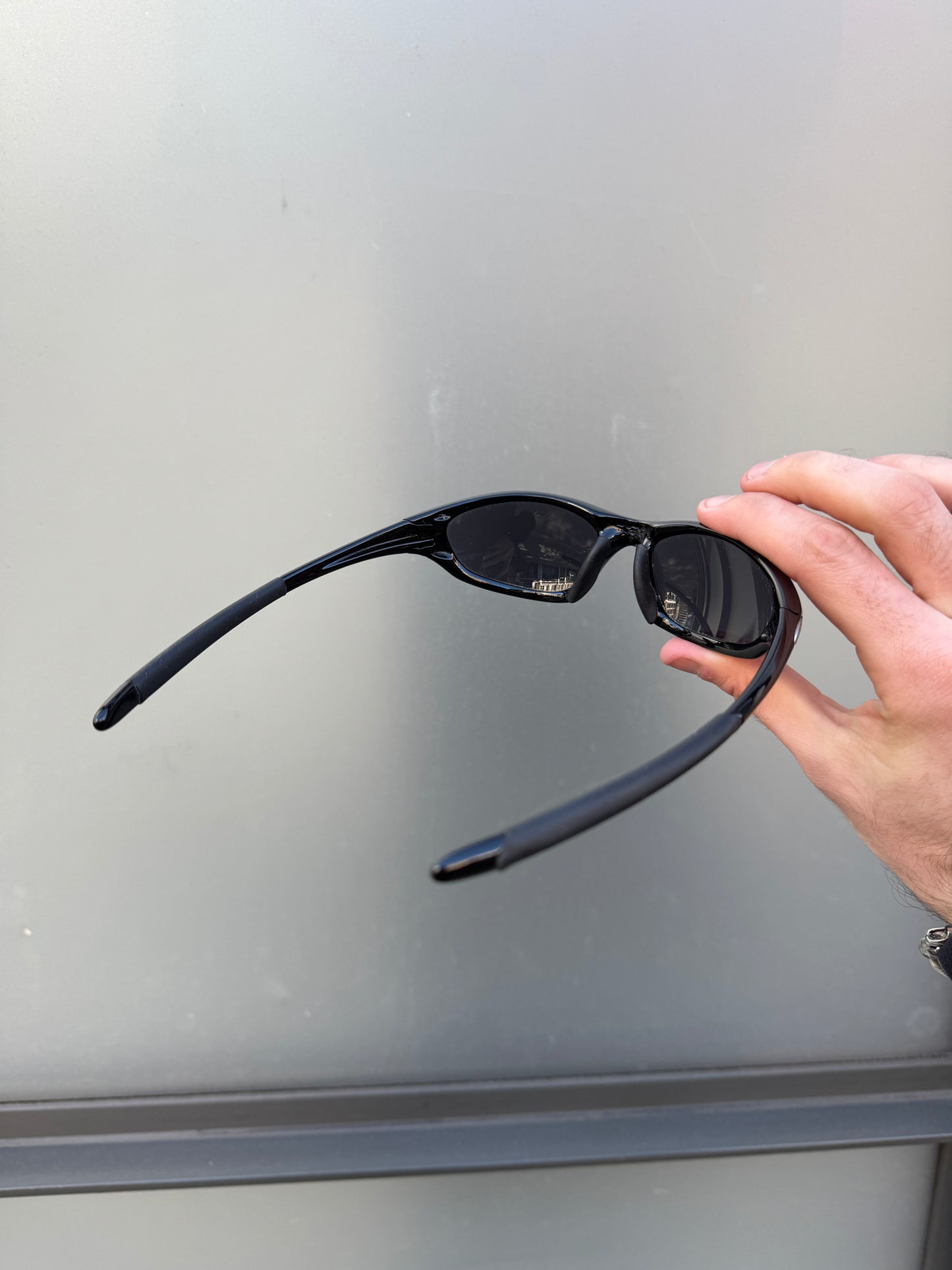 1990’s Oakley Minute Jet Black Sunglasses