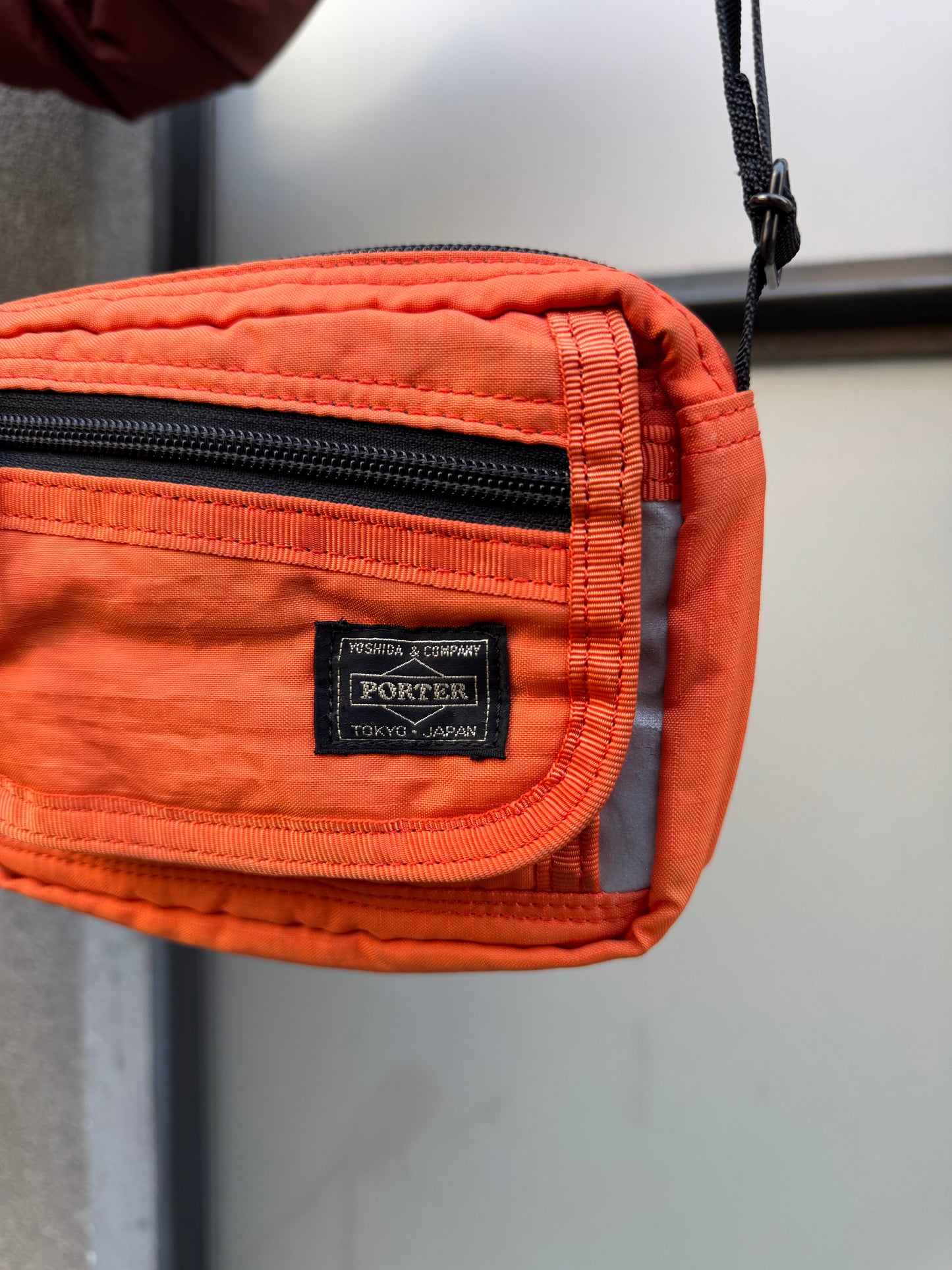Porter Bright Orange 3M Mini Side Bag
