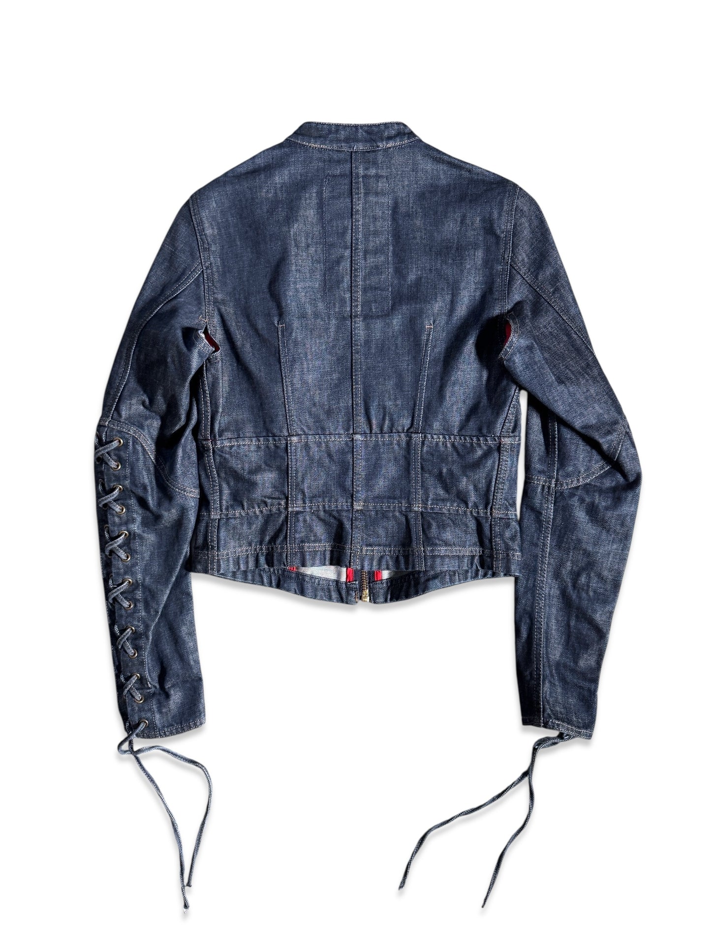 SS03’ Prada Sport Cropped Lace Denim Jacket