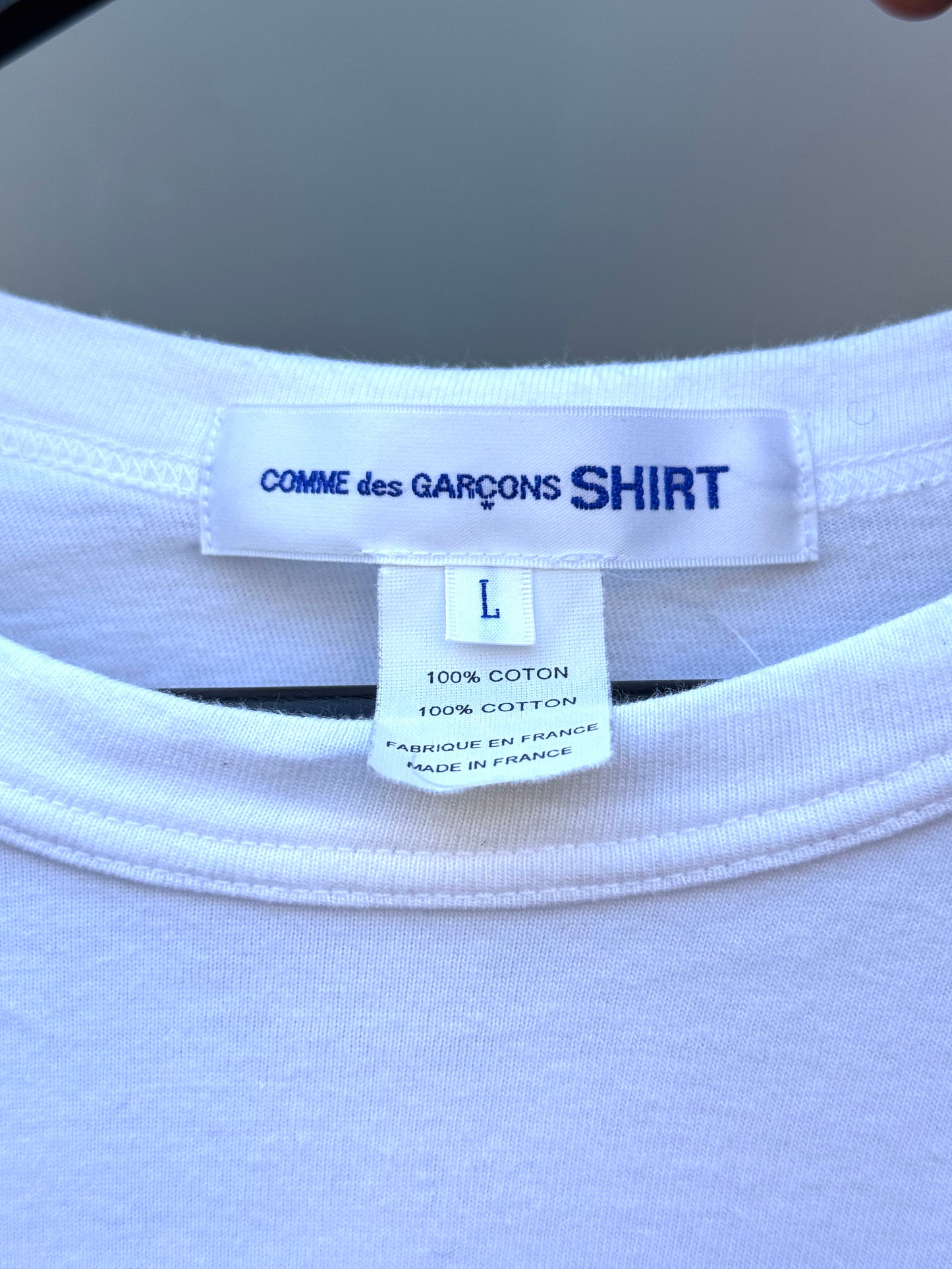 Early 2000's Comme Des Garcons SHIRT Striped Panel Longsleeve T-Shirt