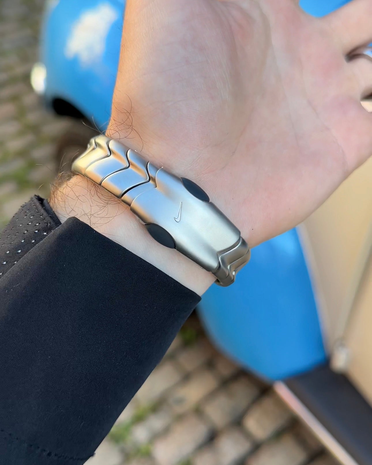 Early 2000’s Nike Stainless Steel Triax Linear Analog Watch