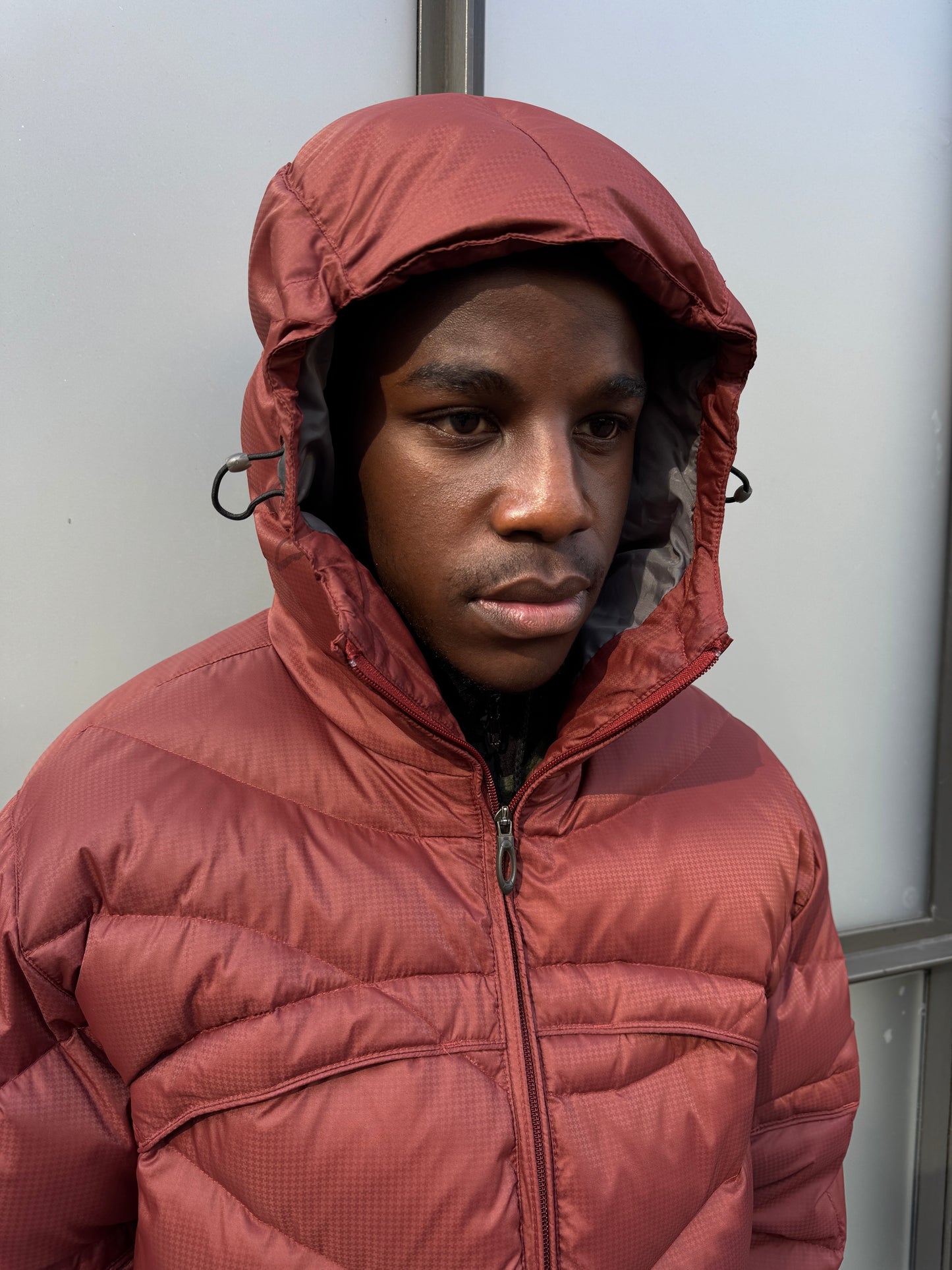 Oakley Software Burgundy Padded Puffer Jacket
