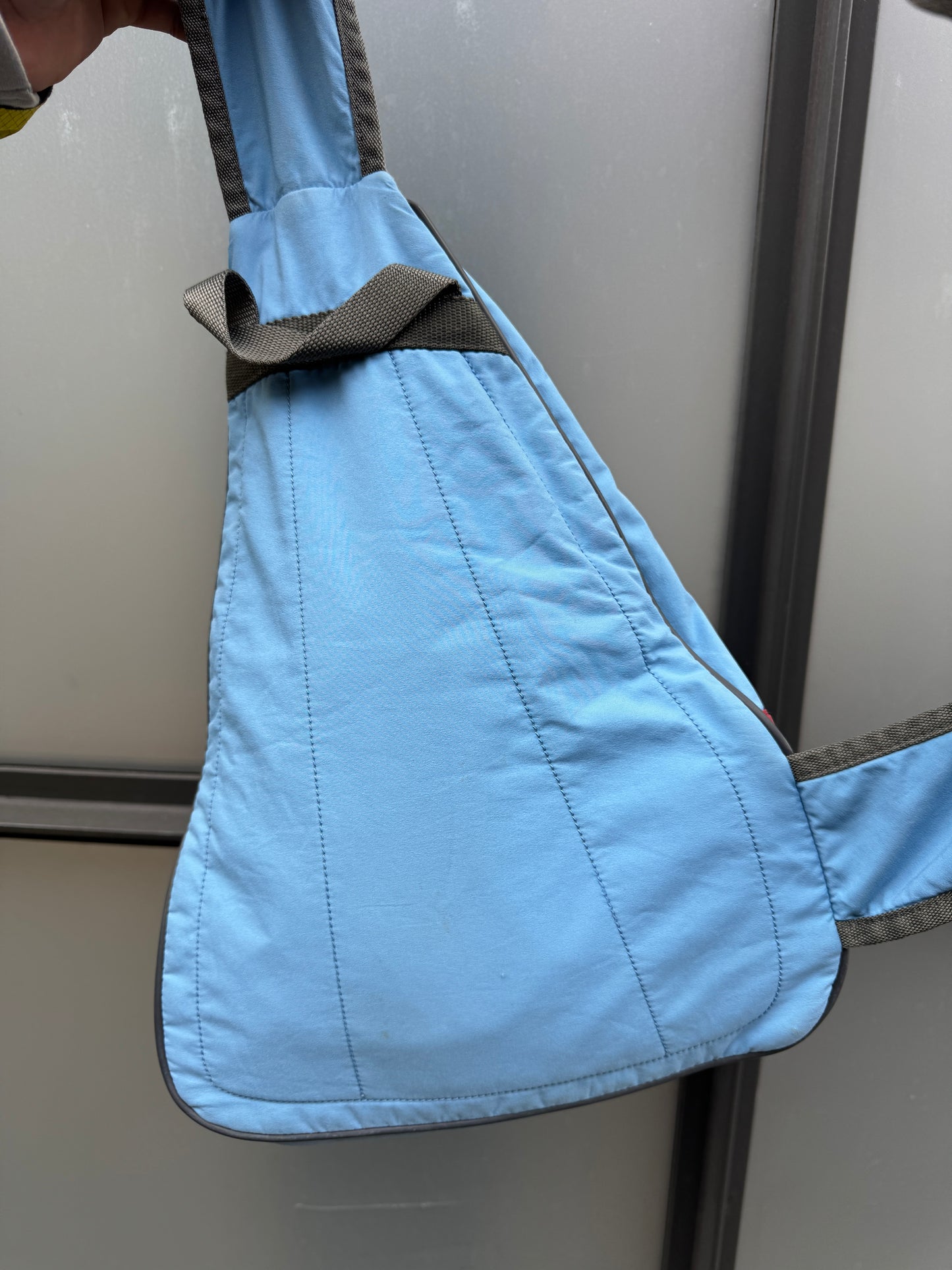 Early 2000's Prada Sport Baby Blue Multi Pocket Cross Body Bag