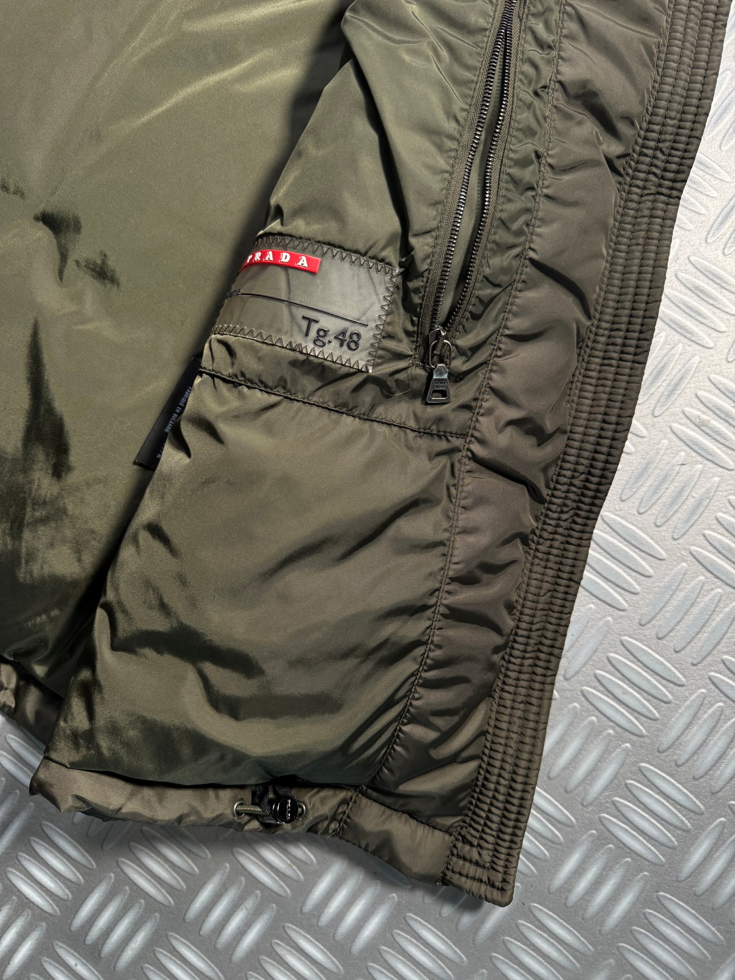Early 2000’s Prada Sport Deep Khaki Padded Gilet