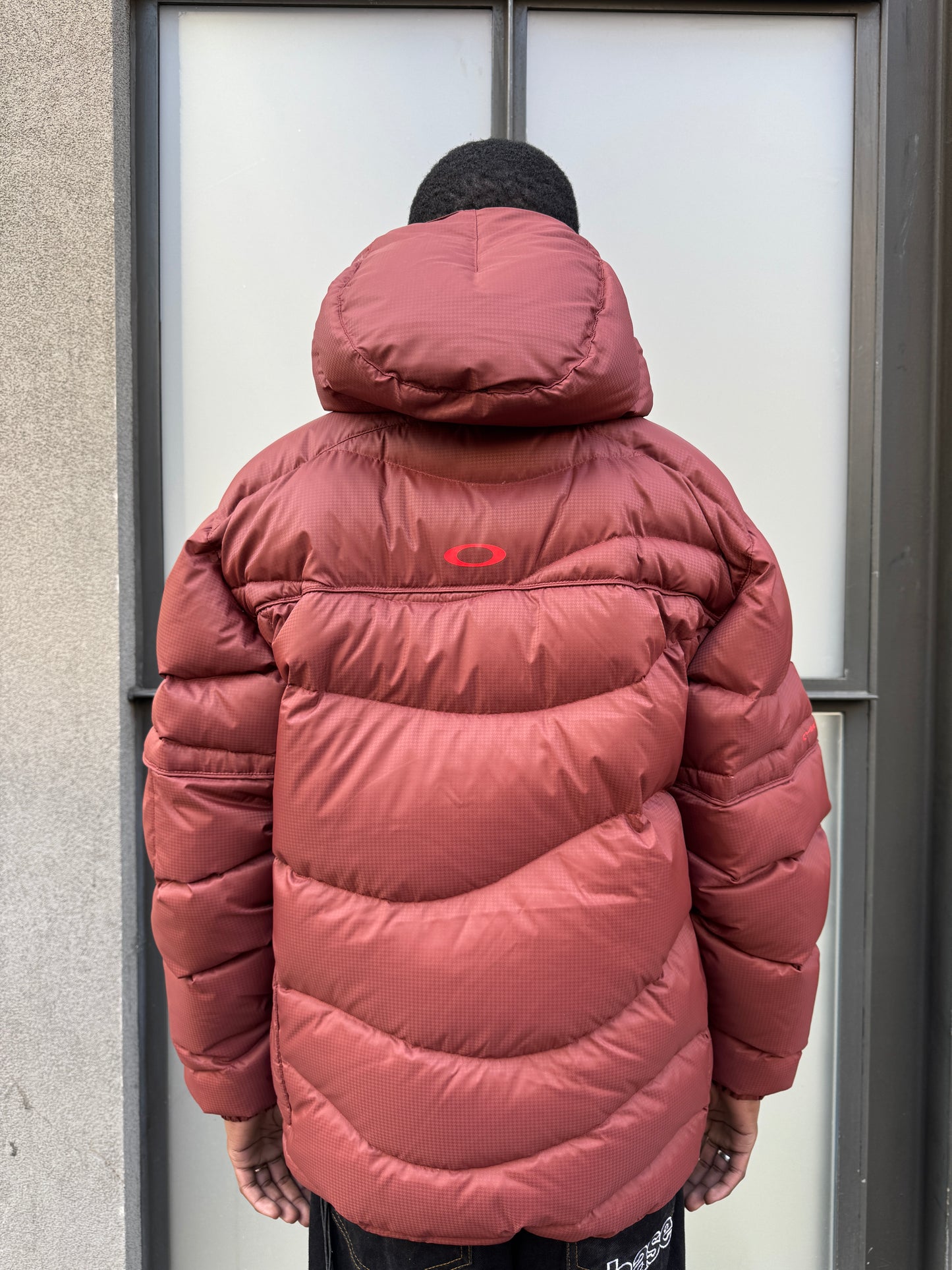 Oakley Software Burgundy Padded Puffer Jacket