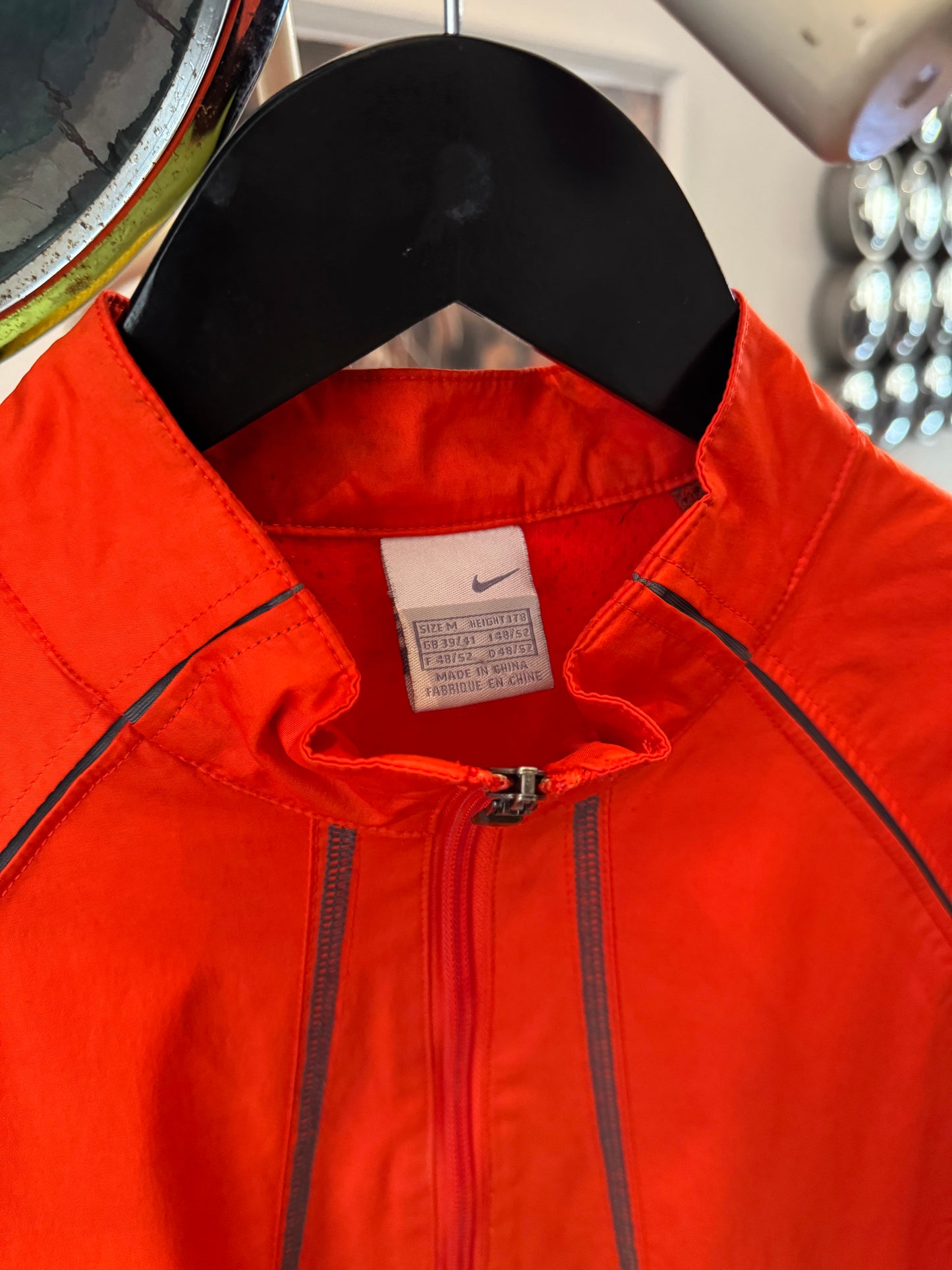 SS03’ Nike Mobius Bright Orange Articulated 1/4 Zip Jacket