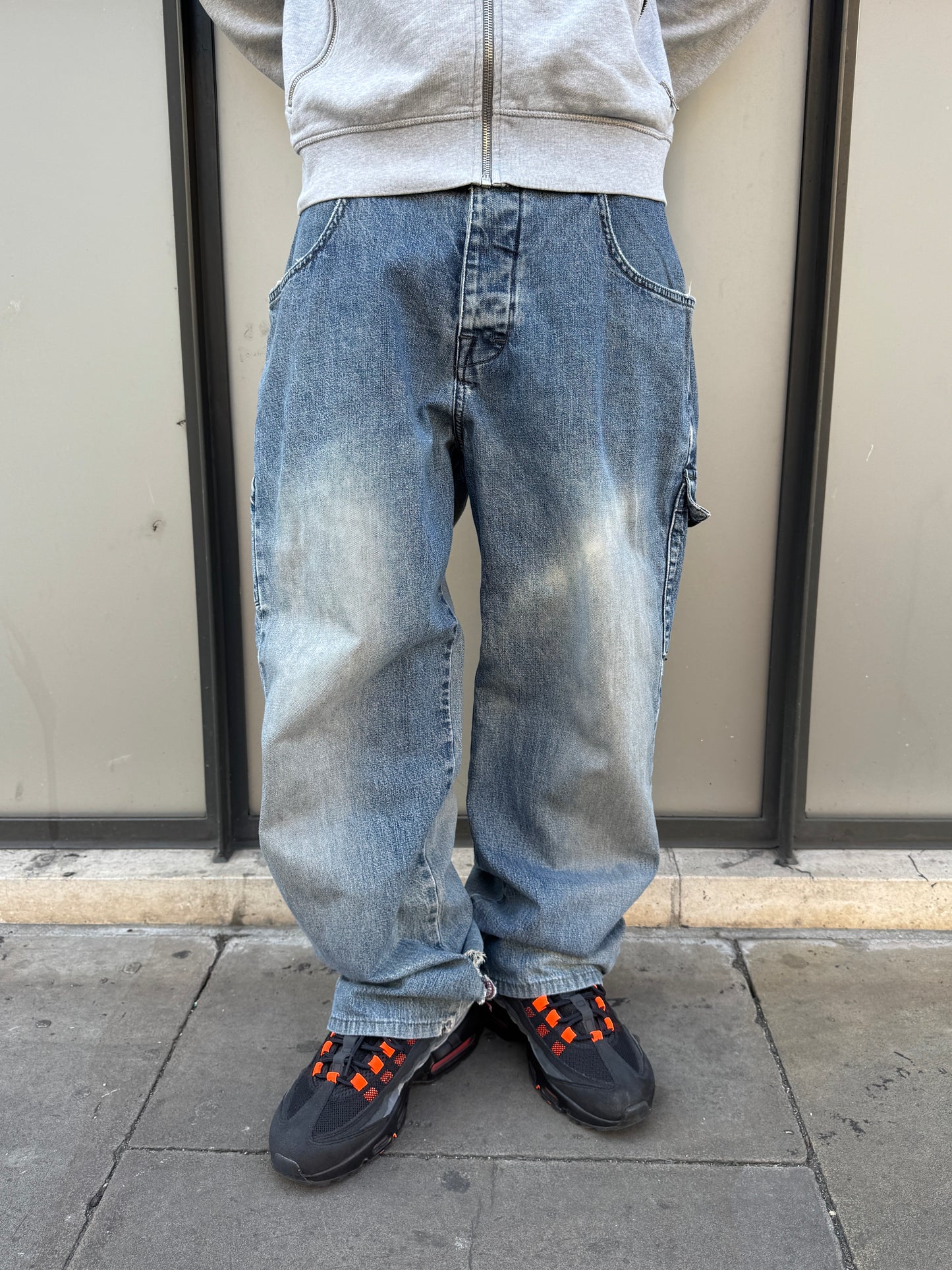 Early 2000’s Oakley Washed Blue Industrial Denim