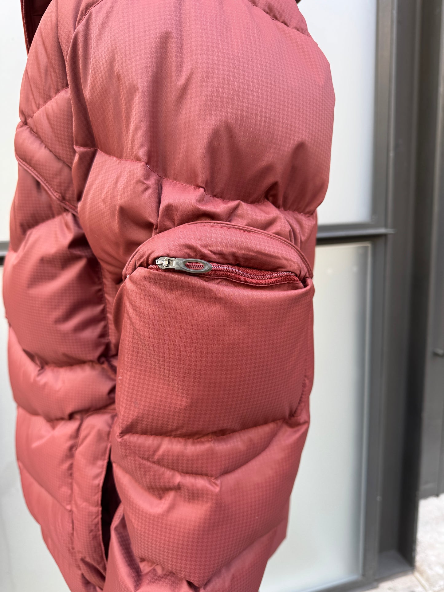 Oakley Software Burgundy Padded Puffer Jacket