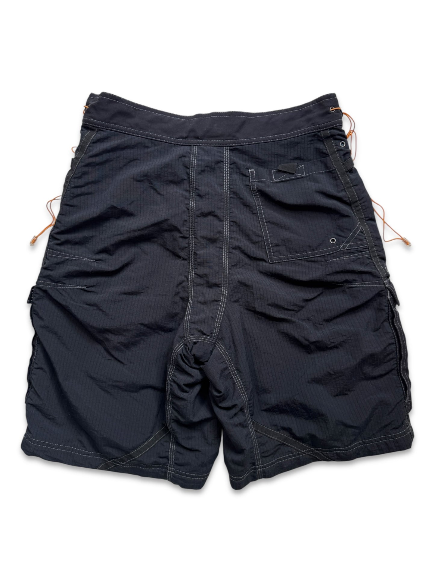Early 2000’s Oakley Jet Black Technical Ventilated Shorts