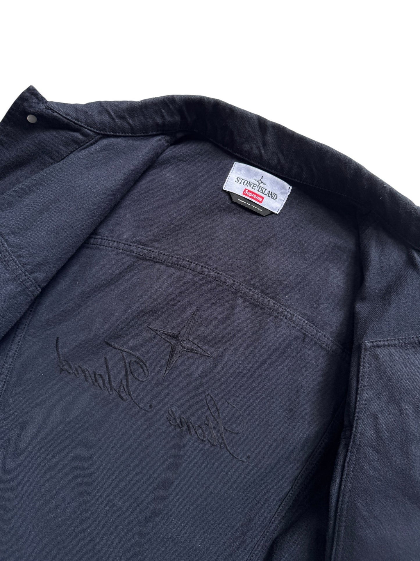 Stone Island x Supreme Bull Denim TC Jacket