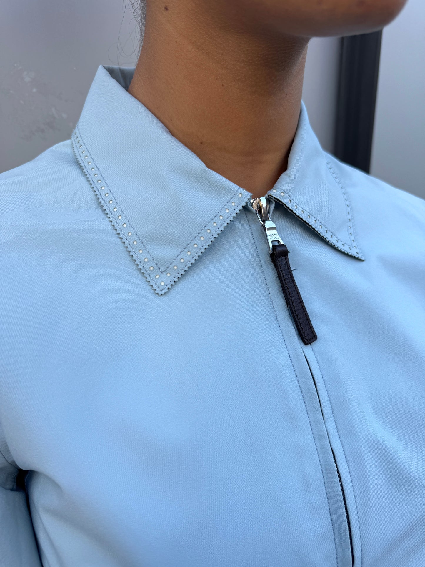 SS99’ Prada Sport Western Trim Perforated Gore-Tex Cropped Jacket