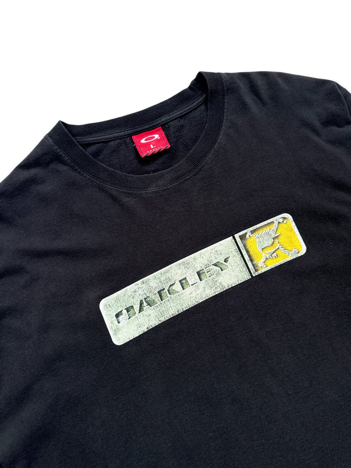Early 2000’s Oakley Jet Black Spellout Longsleeve