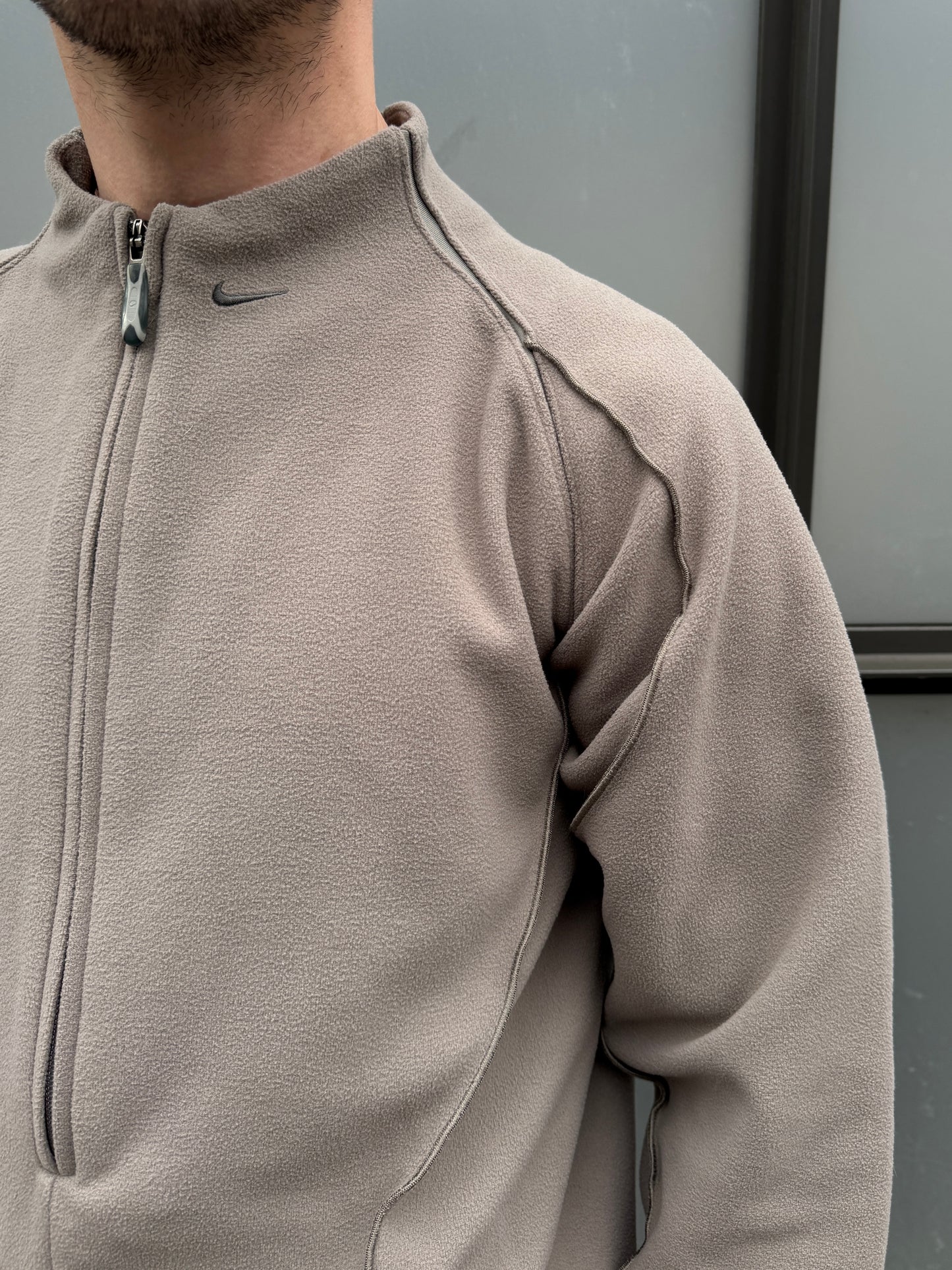 2003 Nike ‘MB1’ Mobius Mini Swoosh Technical Half Zip Fleece