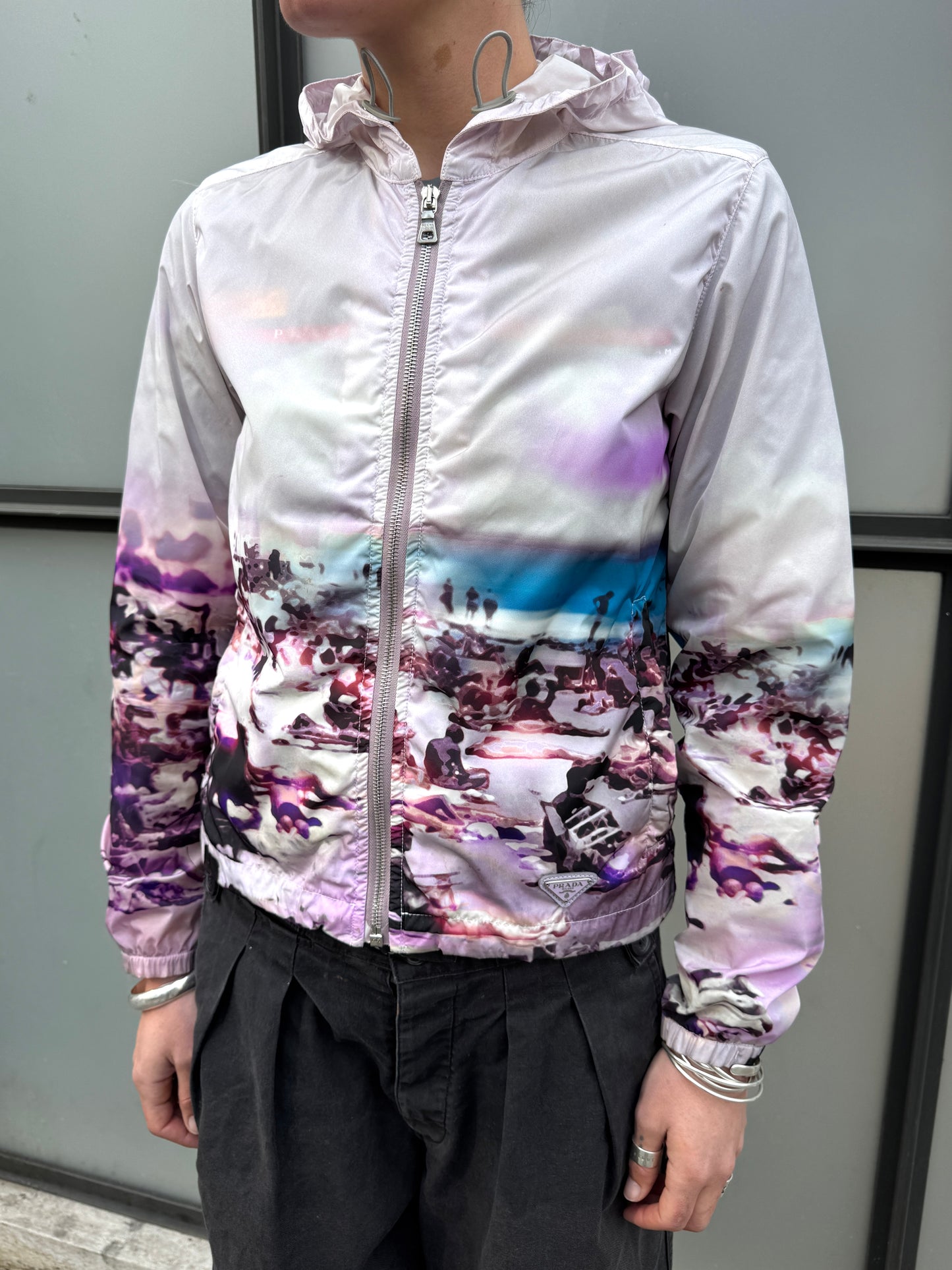 2010 Prada Main Line ‘Beach’ Nylon Hooded Jacket